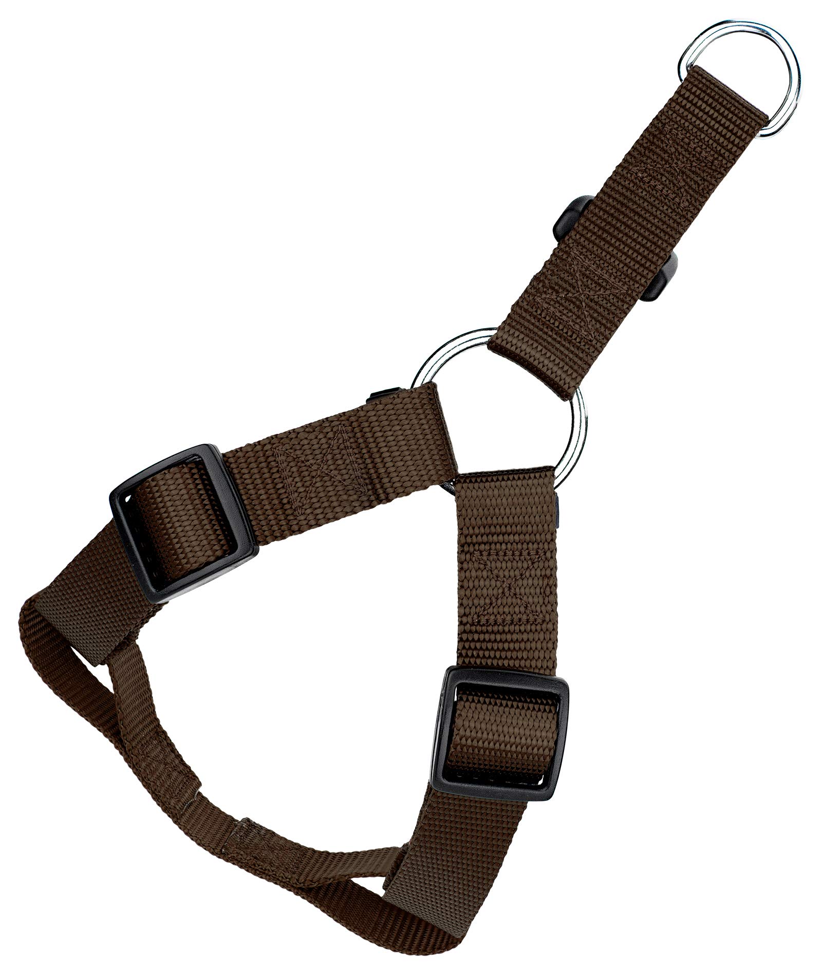 Country Brook Petz Adjustable Nylon Step-in Dog Harness - 20+ Vibrant Colors, Medium (3/4