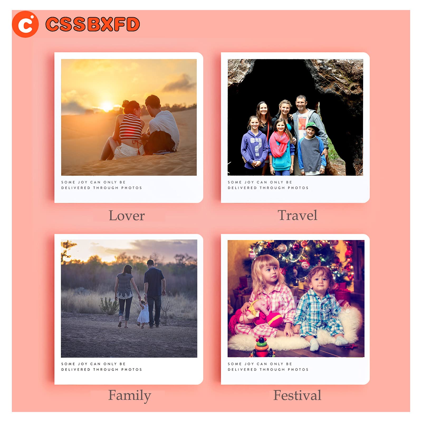 Custom Photo Album Book - Personalized Memory Scrapbook for Christmas, Family, Birthday Gifts | Perfect for Lovers, Kids, Friends & Idols | Great for Preserving Special Moments & Creating Heartfelt Keepsakes
