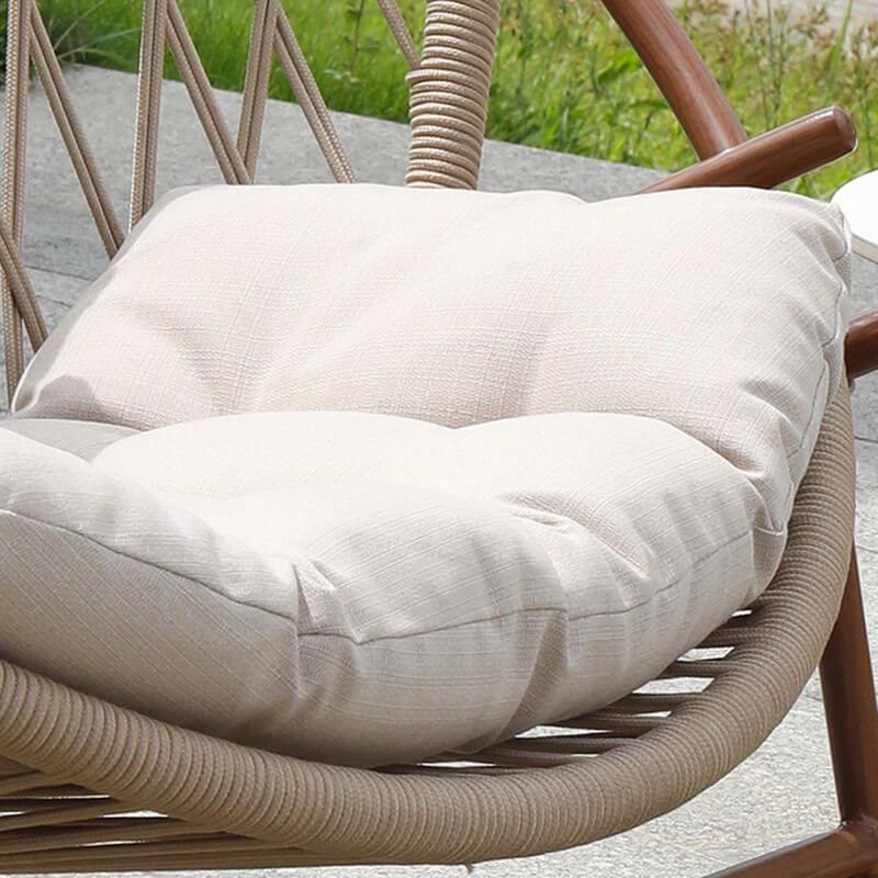 Natural Wood Grain Nursery Recliner with Removable Pillowcase - Comfortable Rocking Chair for Baby's Room, Nursery Decor & Breastfeeding