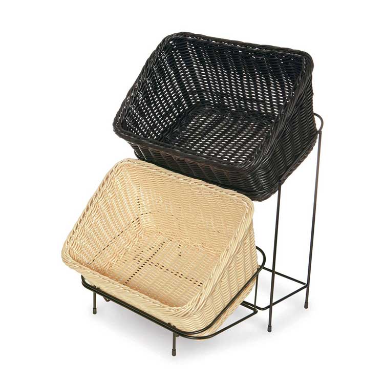 Melamine ST 1511 Dish Rack - Black Plastic Plate Drying Rack for Kitchen Countertop, Sink Organizer - Perfect for Dish Drying, Utensil Storage & Space Saving in Small Kitchens