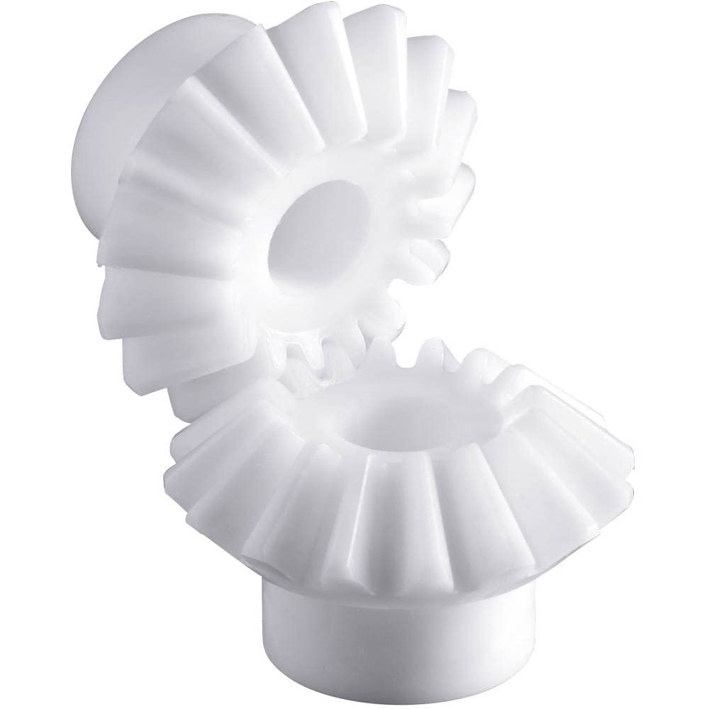 KH051616-1:1HF 0.5 Module 16 Tooth Polyacetal Taper Wheel Gear Set - Perfect for 3D Printers, CNC Machines & Robotics Projects