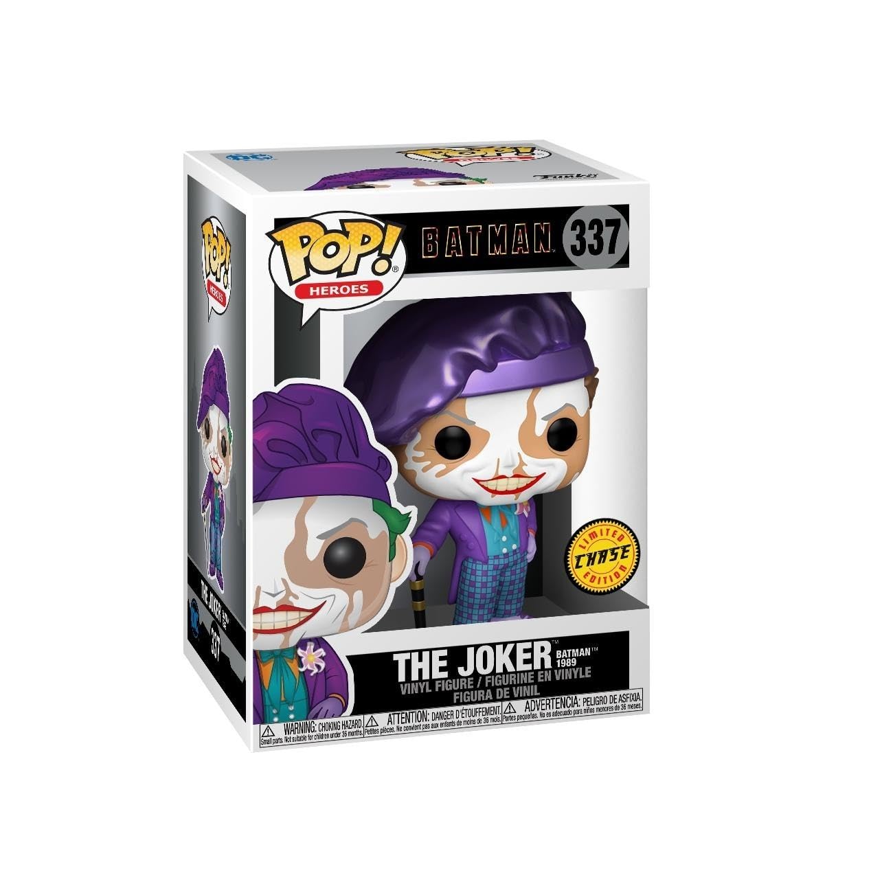 Batman The Joker #337 Funko Pop Vinyl Figure - Exclusive Collectible Toy for DC Comics Fans - Perfect for Display, Gifts & Comic Conventions