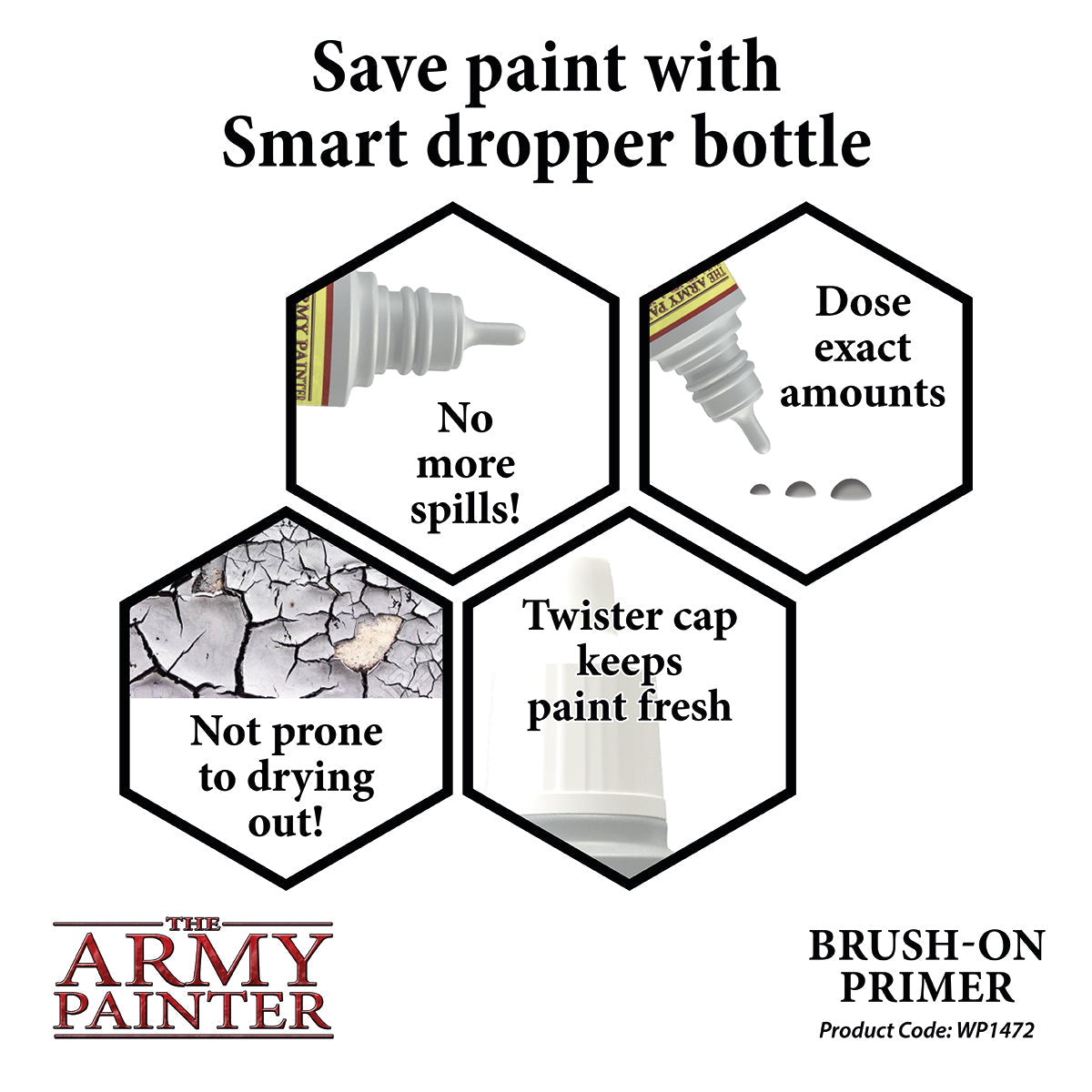 Warpaints Effects Brush On Primer - Miniature & Model Painting Base Coat for Warhammer, D&D, and Tabletop Gaming - Smooth Finish & Enhanced Paint Adhesion