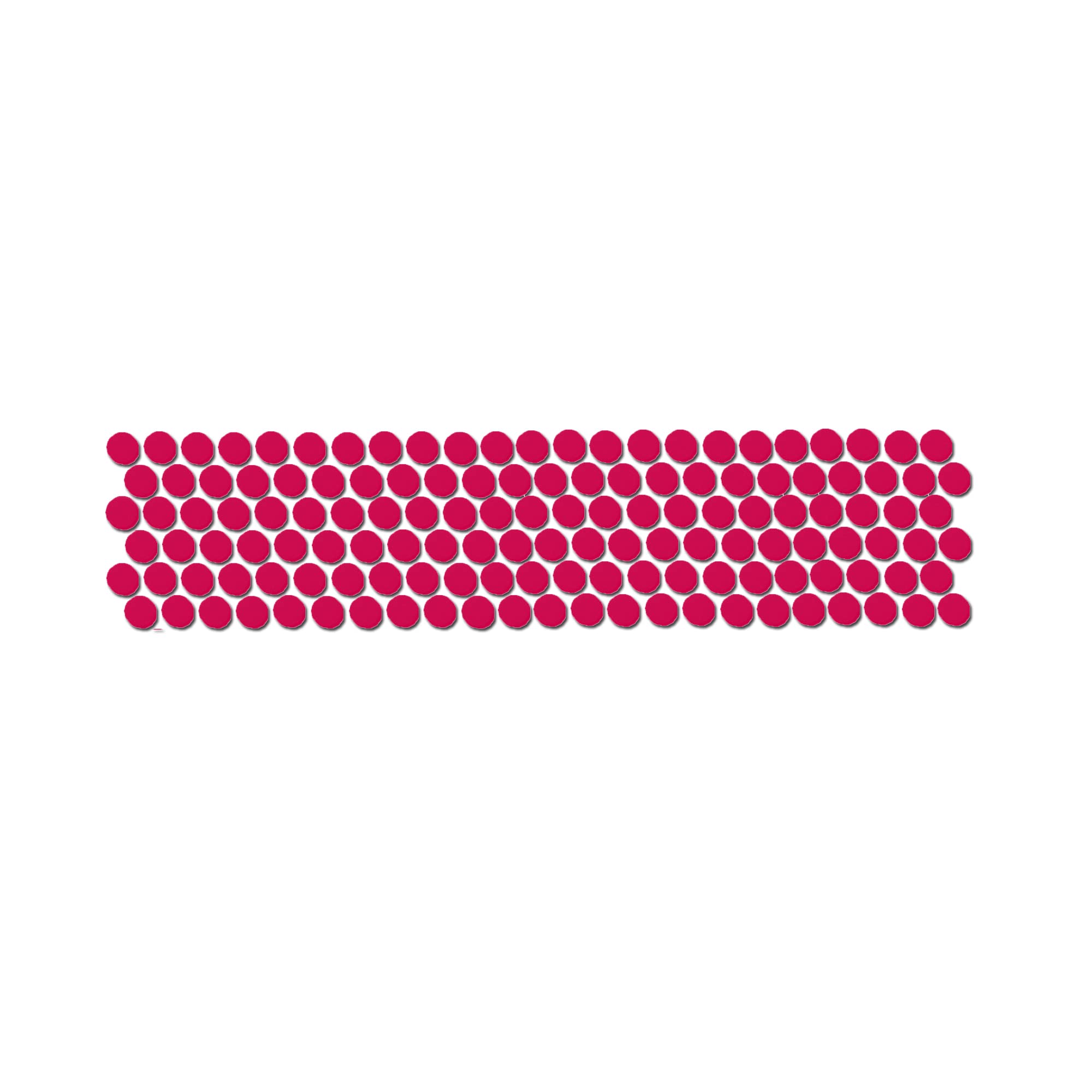 Bindiful Hot Pink Round Velvet Bindis (4mm) - Premium Indian Forehead Jewelry for Women - Perfect for Weddings, Festivals & Cultural Events (BFO027)