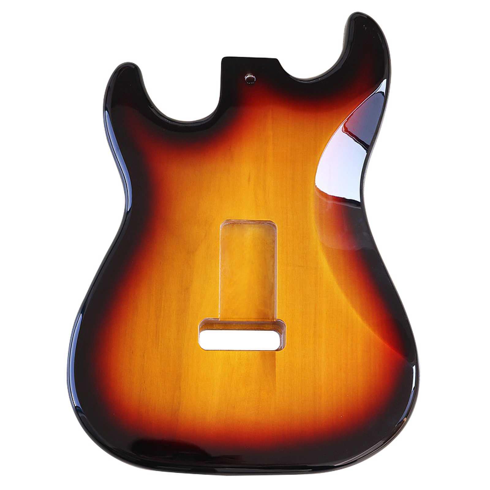 Fender ST Strat Electric Guitar Body - DIY Poplar HSH Replacement Part with Sunburst Finish | Perfect for Guitar Upgrades, Custom Builds & Repair Projects