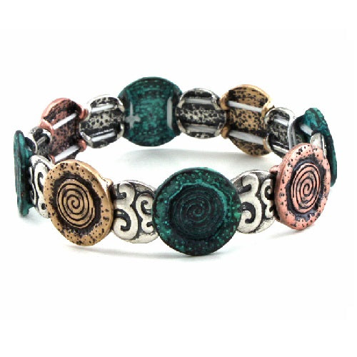 Boho & Swirl Bracelet - Handmade Beaded Adjustable Wrap Bracelet for Women | Perfect for Festivals, Boho Fashion & Everyday Wear