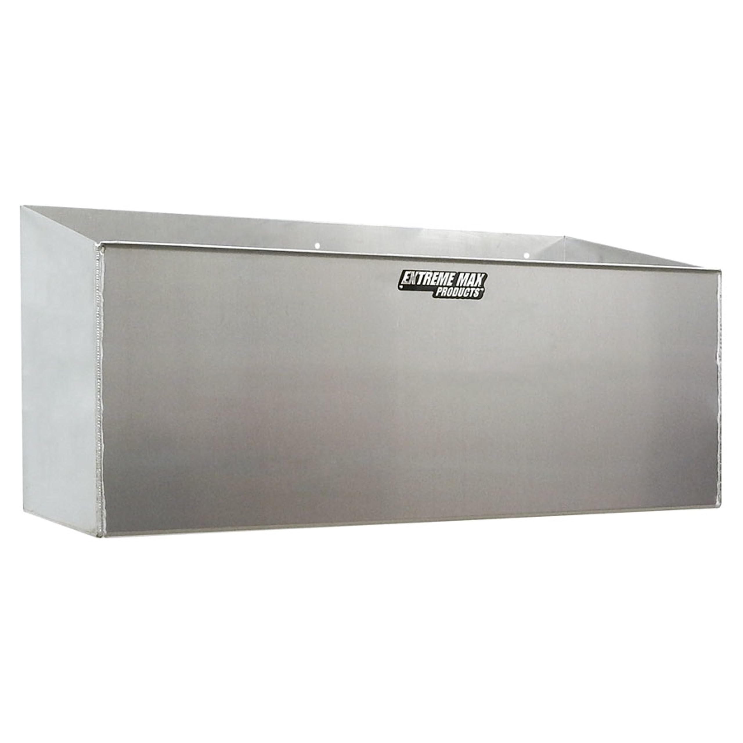 Extreme Max 5001.6044 Aluminum Dual Fuel Jug Holder - Heavy Duty 2 x 5 Gallon Container Organizer for Gas & Diesel - Perfect for Race Trailers, Workshops, Garages & Storage Areas - Durable Silver Finish