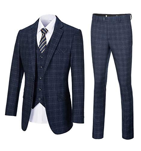 Navy Double Plaid