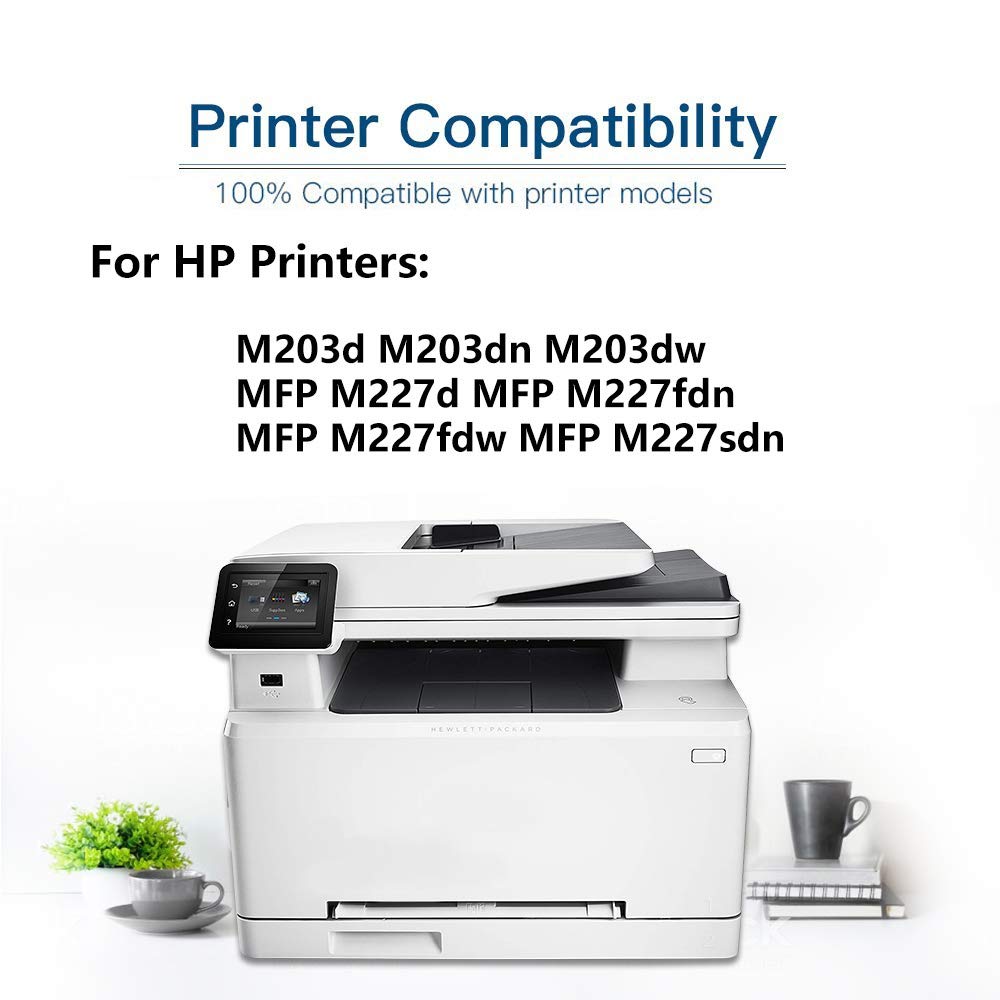 Compatible High Yield 30A CF230A Black Toner Cartridge (1-Pack) for HP LaserJet Pro M203d M203dn M203dw Printers - Ideal for Home Office & Small Business Printing
