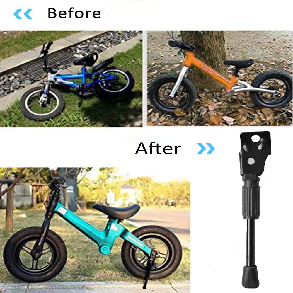 12 14 16 18 20 Inch Kids Bike Kickstand - Adjustable Bicycle Support Stand for Children's Bicycles | Perfect for 12