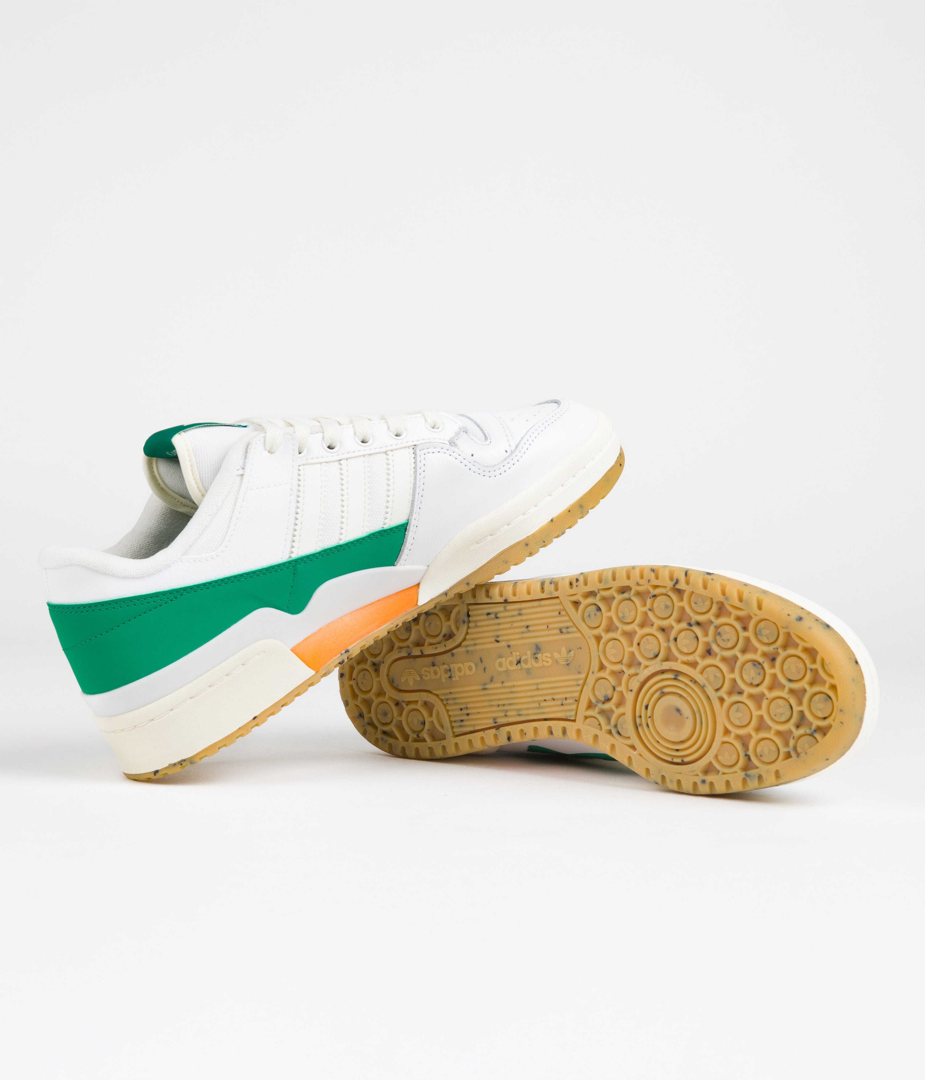 Adidas x Atlas Forum ADV Shoes - Men's White Off White Court Green Sneakers for Running, Gym & Casual Wear