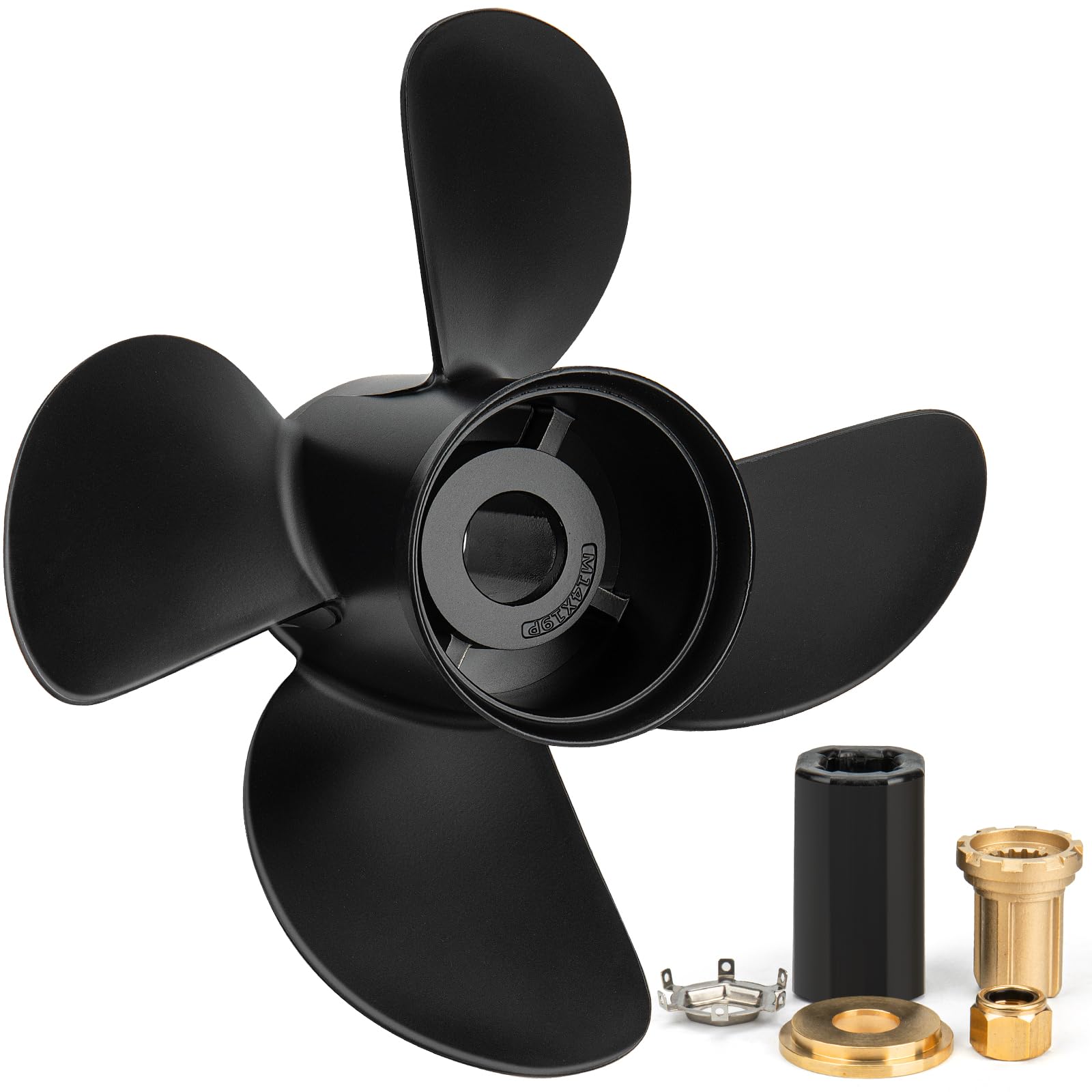 VIF Boat Propeller for Mercury Mercruiser Alpha One/Bravo One Outboard Motors 135-300 HP 2 & 4-Stroke - 15 Spline Tooth Aluminum Prop (Right Hand Rotation) - Perfect for Fishing, Boating & Water Sports