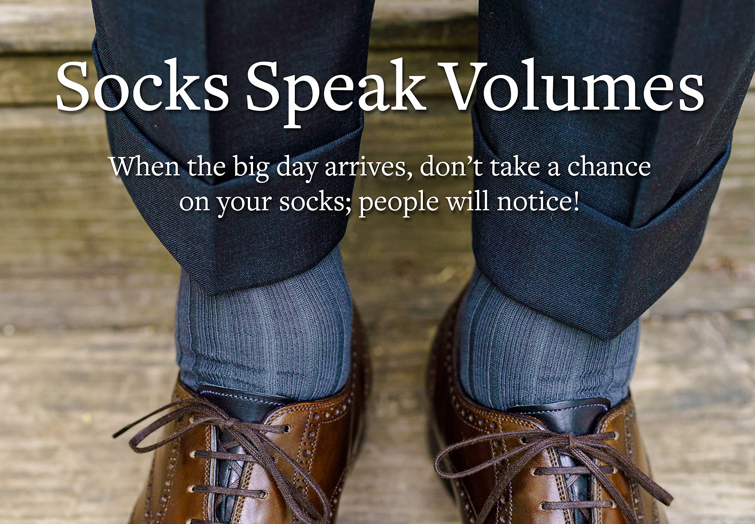 Premium Cotton Dress Socks for Men - Breathable Knee-High Business Socks | Formal Over-the-Calf Dress Socks by Boardroom Socks | Perfect for Office, Weddings & Professional Occasions