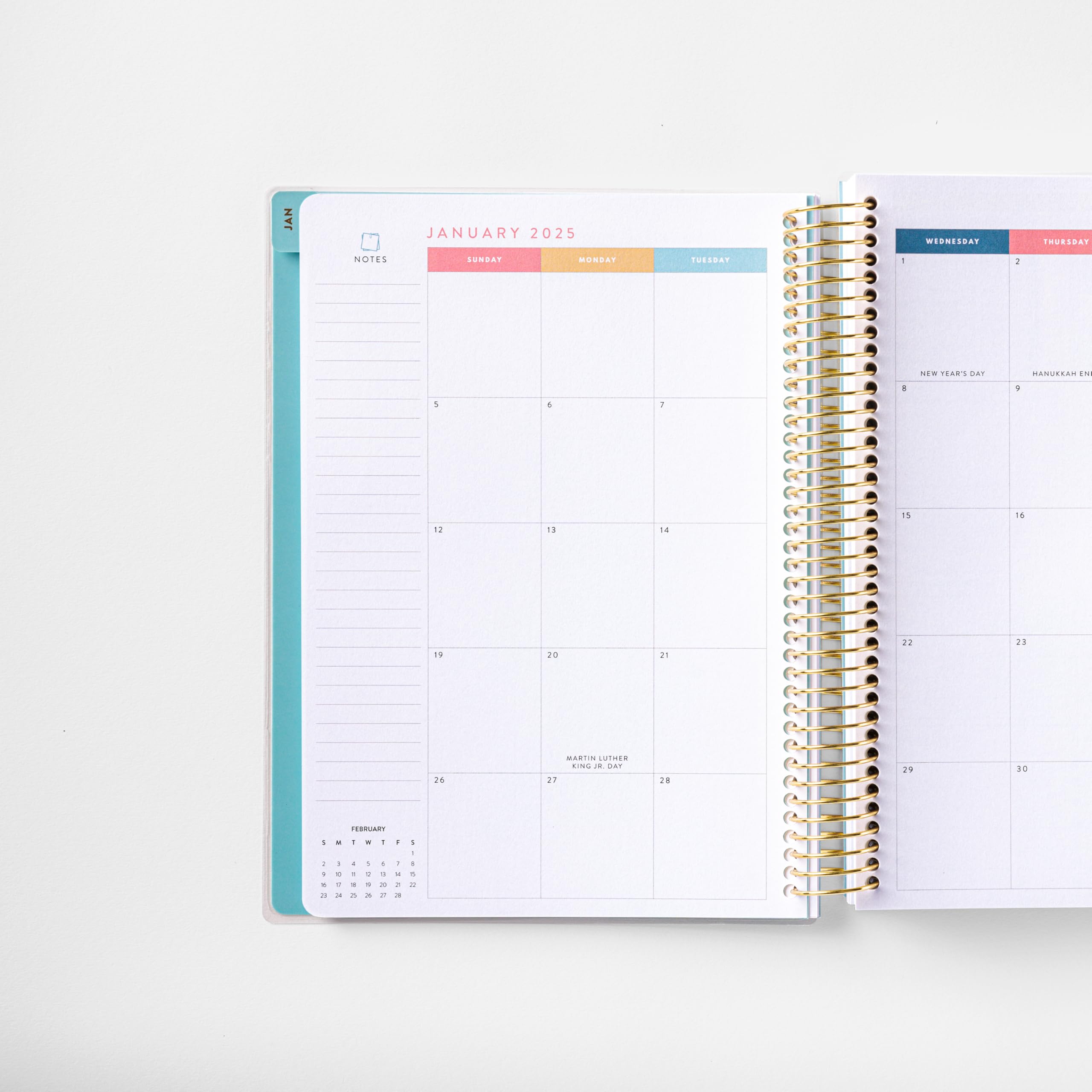 2025 Floral Home Planner with Stickers - Daily Checklist, Monthly Budget Worksheet & Calendar Layout - Vacation Planner for Work from Home - Coil Bound with Durable Poly Cover - Perfect for Remote Work, Family Organization & Travel Planning