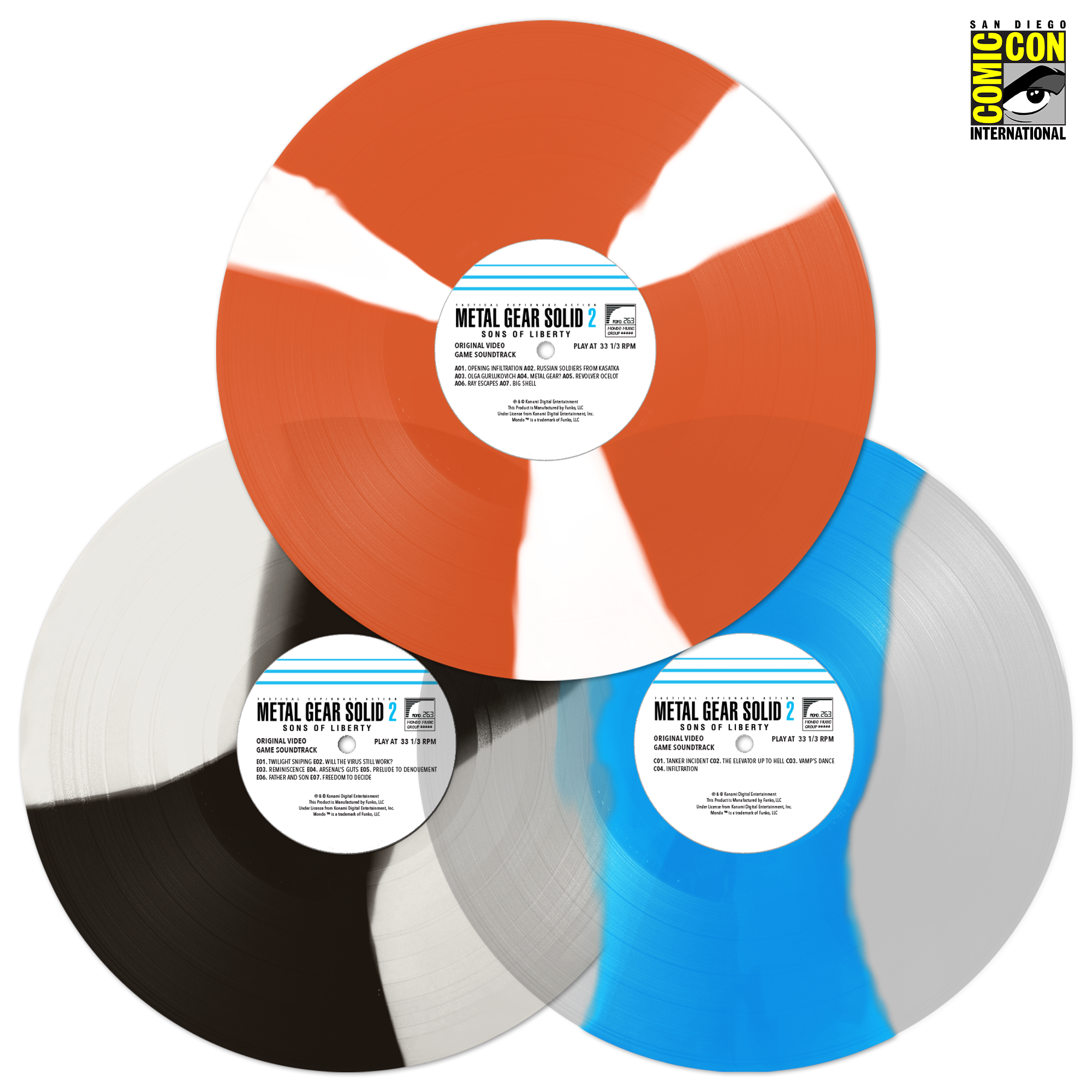 Metal Gear Solid 2: Sons of Liberty Original Video Game Soundtrack (SDCC 2024 Exclusive) - Limited Edition Collector's Item for Gamers & Anime Fans - Perfect for Gaming Sessions, Conventions & Display Collections