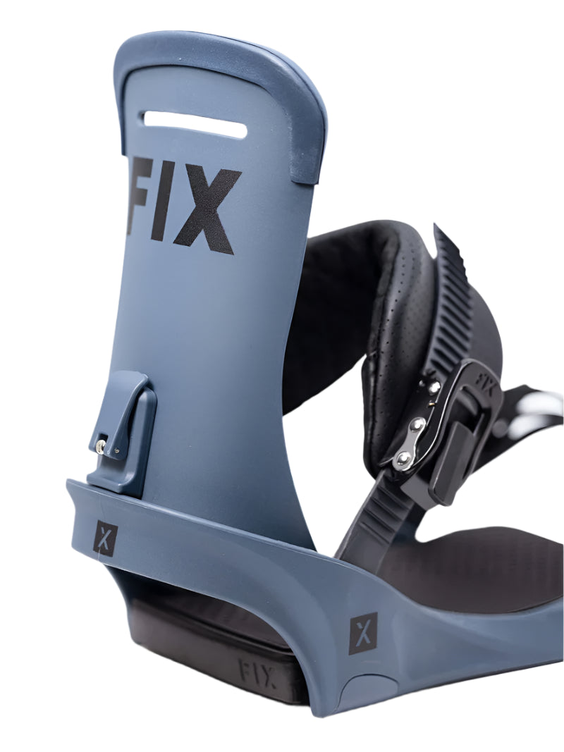 Fix Truce Snowboard Bindings 2024 - High-Performance Snowboard Bindings for All-Mountain & Freestyle Riding - Perfect for Powder, Park & Backcountry Adventures