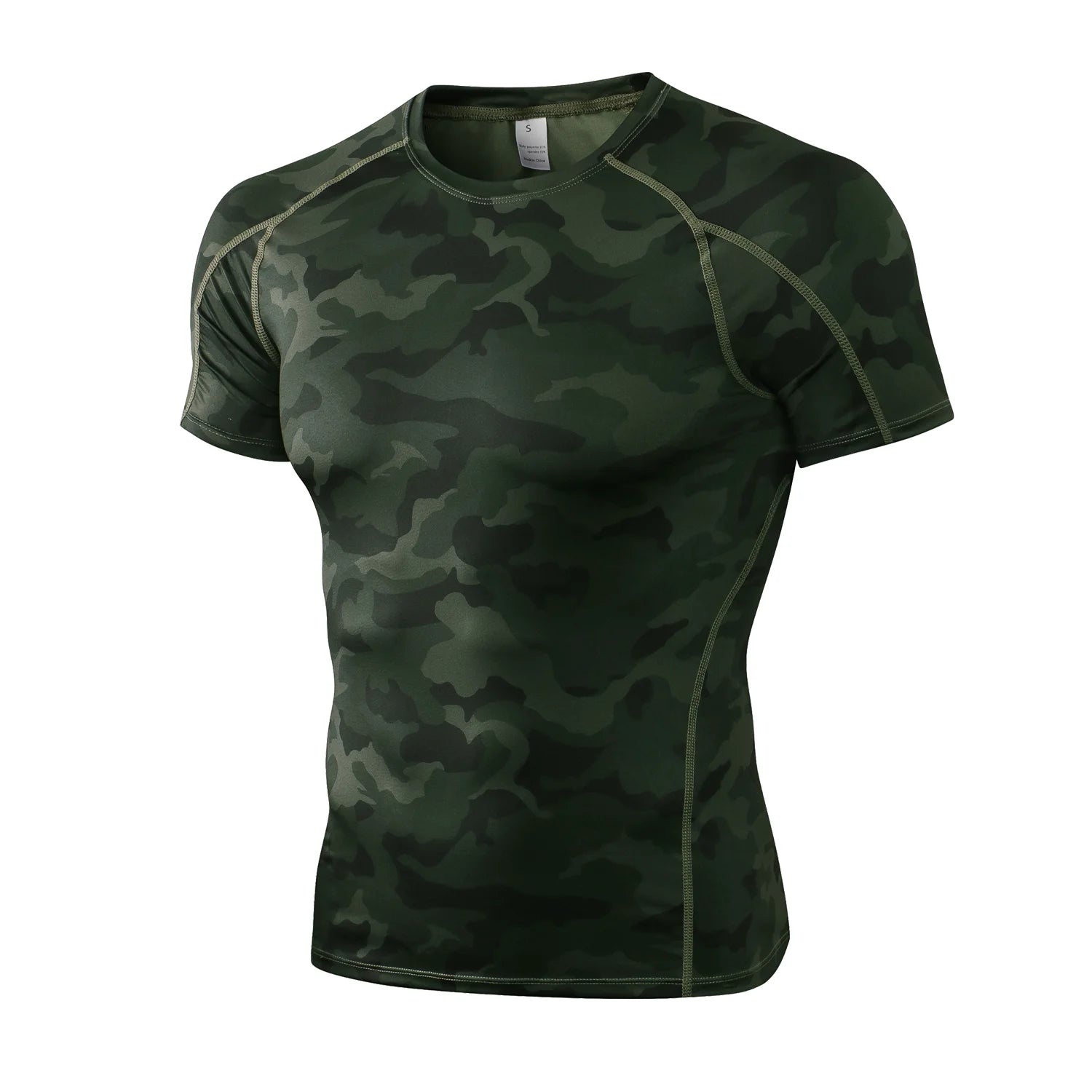 Quick Dry Running Shirt for Men - Moisture Wicking Fitness & Gym Workout T-Shirt - Breathable Short Sleeve Compression Top for Bodybuilding, Jogging & Training - Ideal for Sports, Exercise & Active Lifestyle