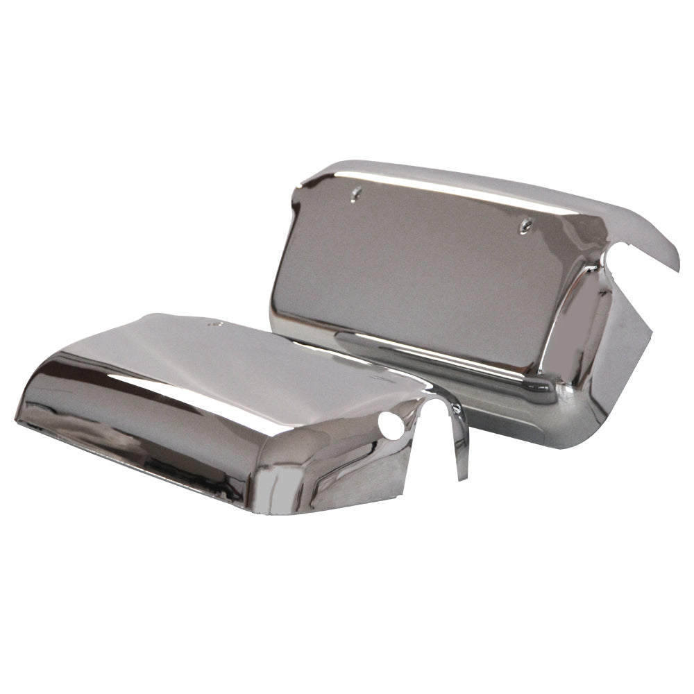 Chrome Door Mirror Covers for 2005-2017 Freightliner Century & Columbia Trucks - Driver & Passenger Side Replacement - Enhances Style & Protection for Long Haul Trucking