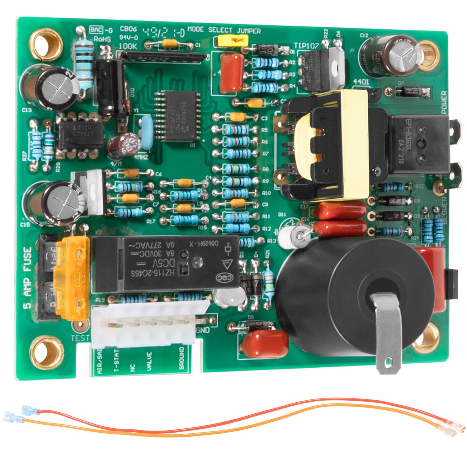 Universal 12V DC Ignitor Control Circuit Board with Fan Control - FAN50PLUS - Compatible with Suburban & Atwood/HydroFlame RV Furnaces - Perfect for RV Heating System Repairs and Maintenance