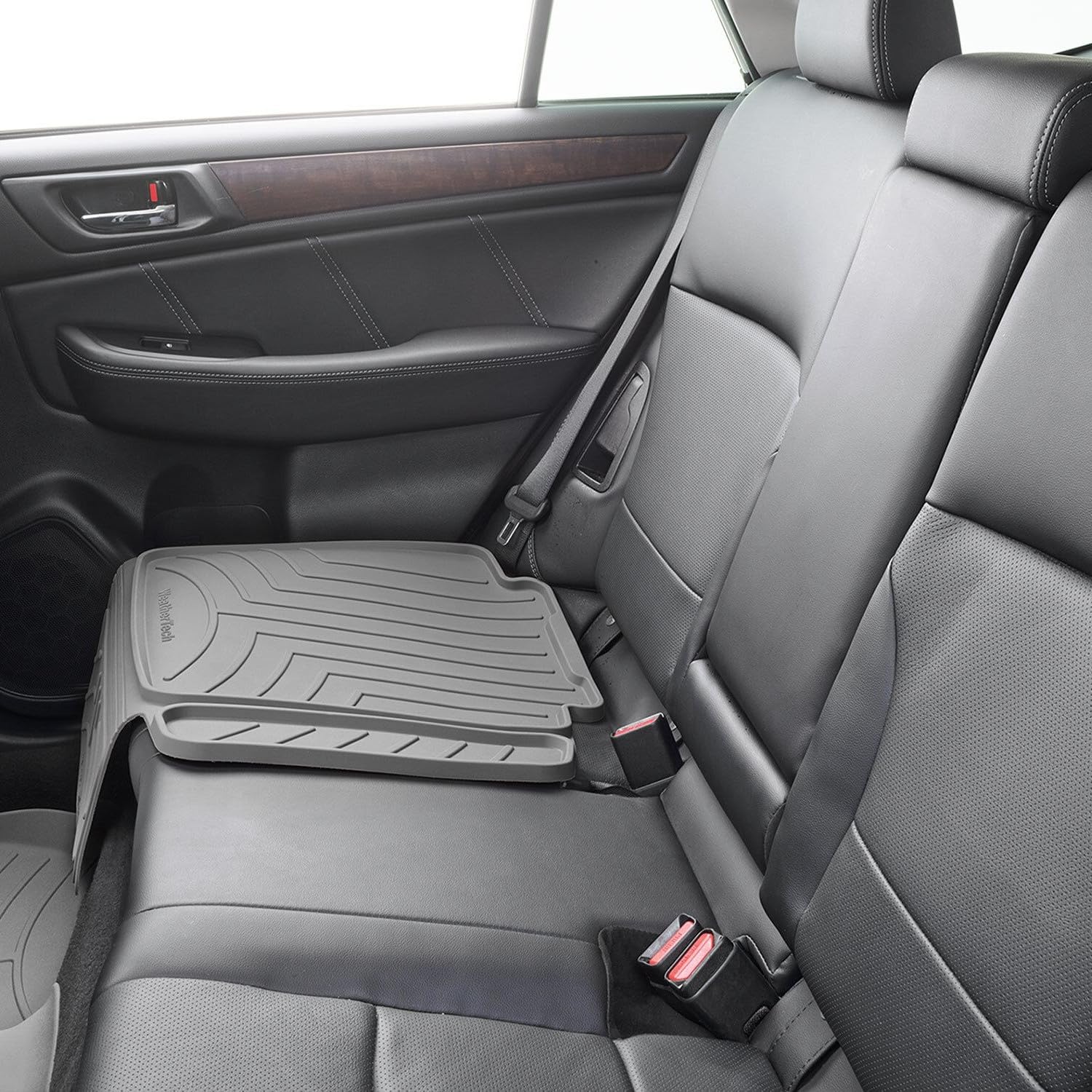 WeatherTech Child Car Seat Protector - Heavy Duty Car Seat Mat for Kids, Universal Fit, Waterproof & Non-Slip, Gray - Perfect for SUVs, Minivans & Sedans to Protect Leather & Cloth Seats