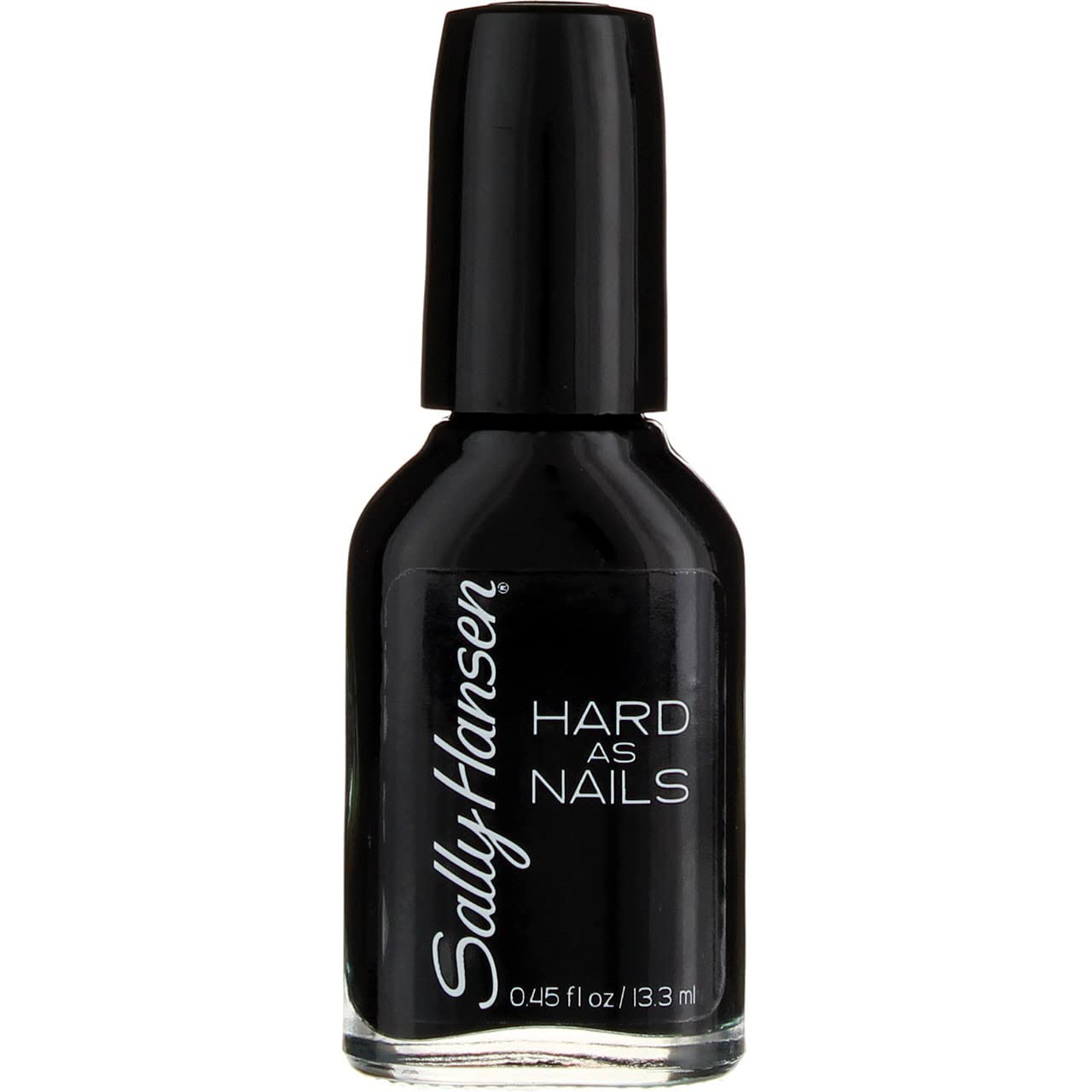Sally Hansen Hard as Nails Strengthening Nail Polish - Black Heart (0.45 oz, Pack of 5) | Long-Lasting Chip-Resistant Formula for Stronger Nails | Perfect for Daily Wear, Special Occasions & Professional Manicures