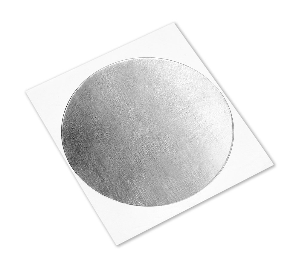3M 433 Silver High Temperature Stainless Steel Acrylic Adhesive Foil Tape - 3.5