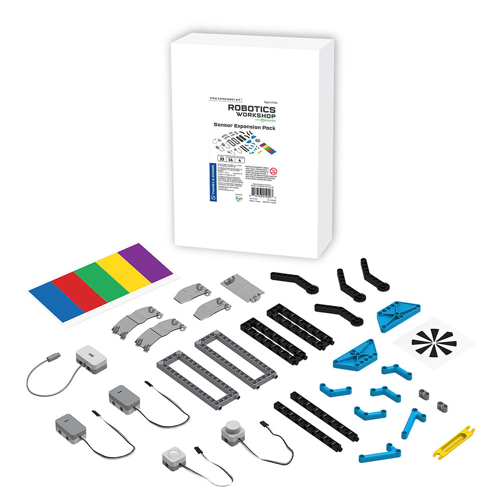 Micro:Bit Robotics Workshop Sensor Expansion Pack - STEM Learning Kit for Kids & Beginners - Perfect for Coding Projects, Science Experiments & DIY Robots