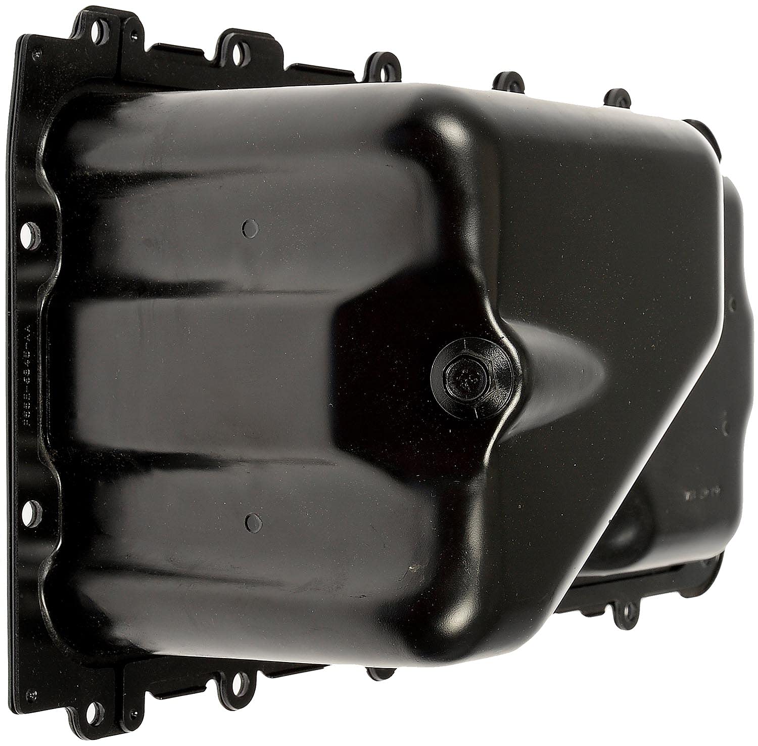 APDTY 155563 Engine Oil Pan with Drain Plug for 4.6L V8 Ford F-150 & Mustang | Replacement Part for Oil Leak Repair | Perfect for DIY Mechanics & Auto Shops