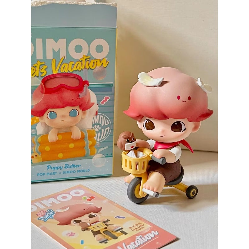 DIMOO Pets Vacation Series Love Letter Courier - Cute Collectible Blind Box Figures for Kids & Adults - Perfect for Gifts, Display, and Toy Collections