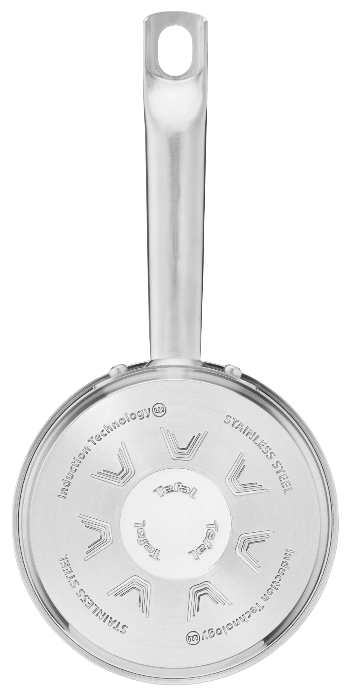 Tefal Virtuoso 5-Piece Induction Stainless Steel Cookware Set - Uncoated Pots & Pans for Gas, Electric & Induction Stoves - Perfect for Boiling, Frying & Everyday Cooking