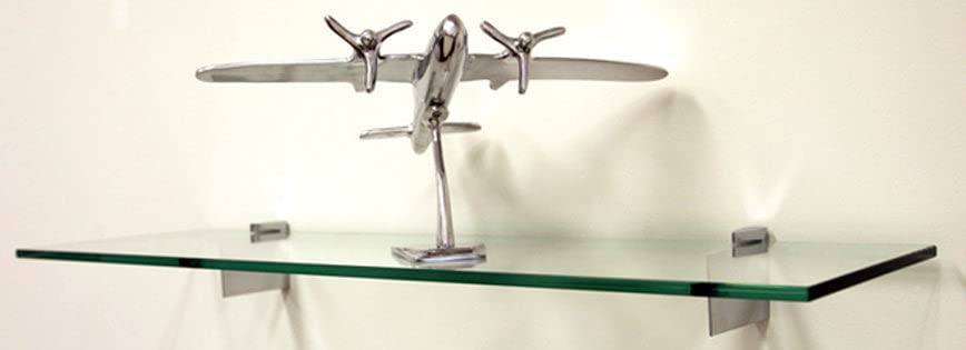 Spancraft Chrome Raven Glass Shelf - 12