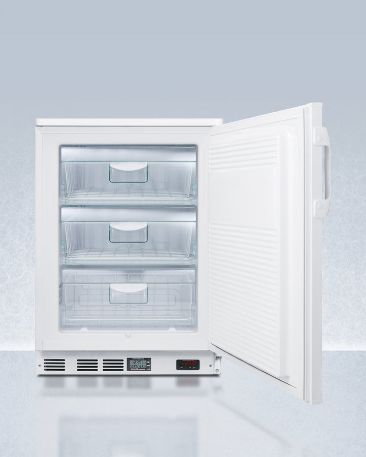 Accucold VT65 24-Inch Wide All Freezer - Energy Efficient Upright Freezer for Home, Garage, or Basement Storage | Perfect for Frozen Food, Meat, and Bulk Groceries