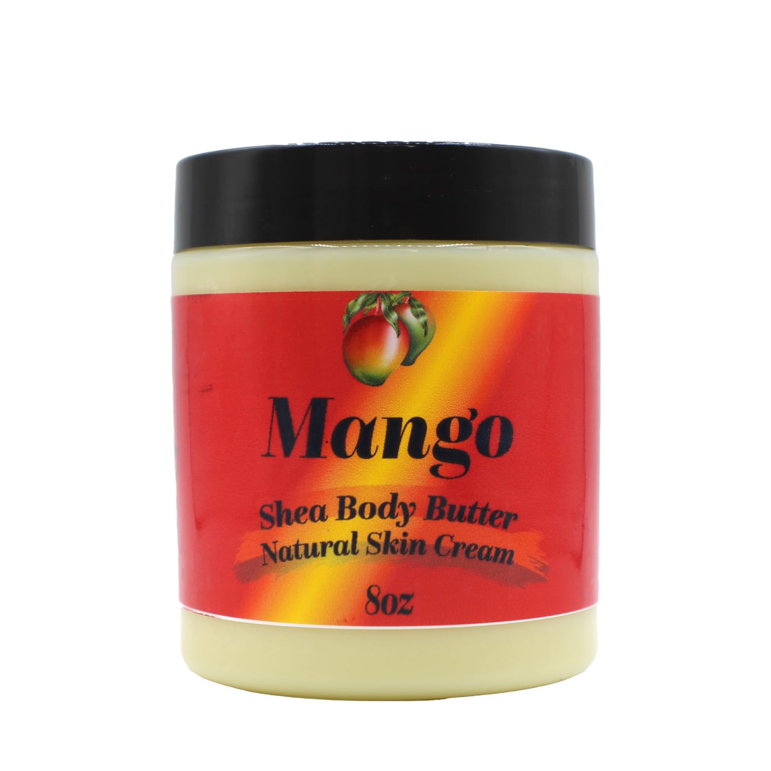 Ultra-Soft Shea Body Butter for Dry Skin - Natural Hydrating Lotion with Aloe Vera, Argan Oil & Rosehip Oil (Mango Scent, 8oz) | Deep Moisturizing Cream for Radiant Skin - Perfect for Daily Use, After Shower & Nighttime Skincare Routine