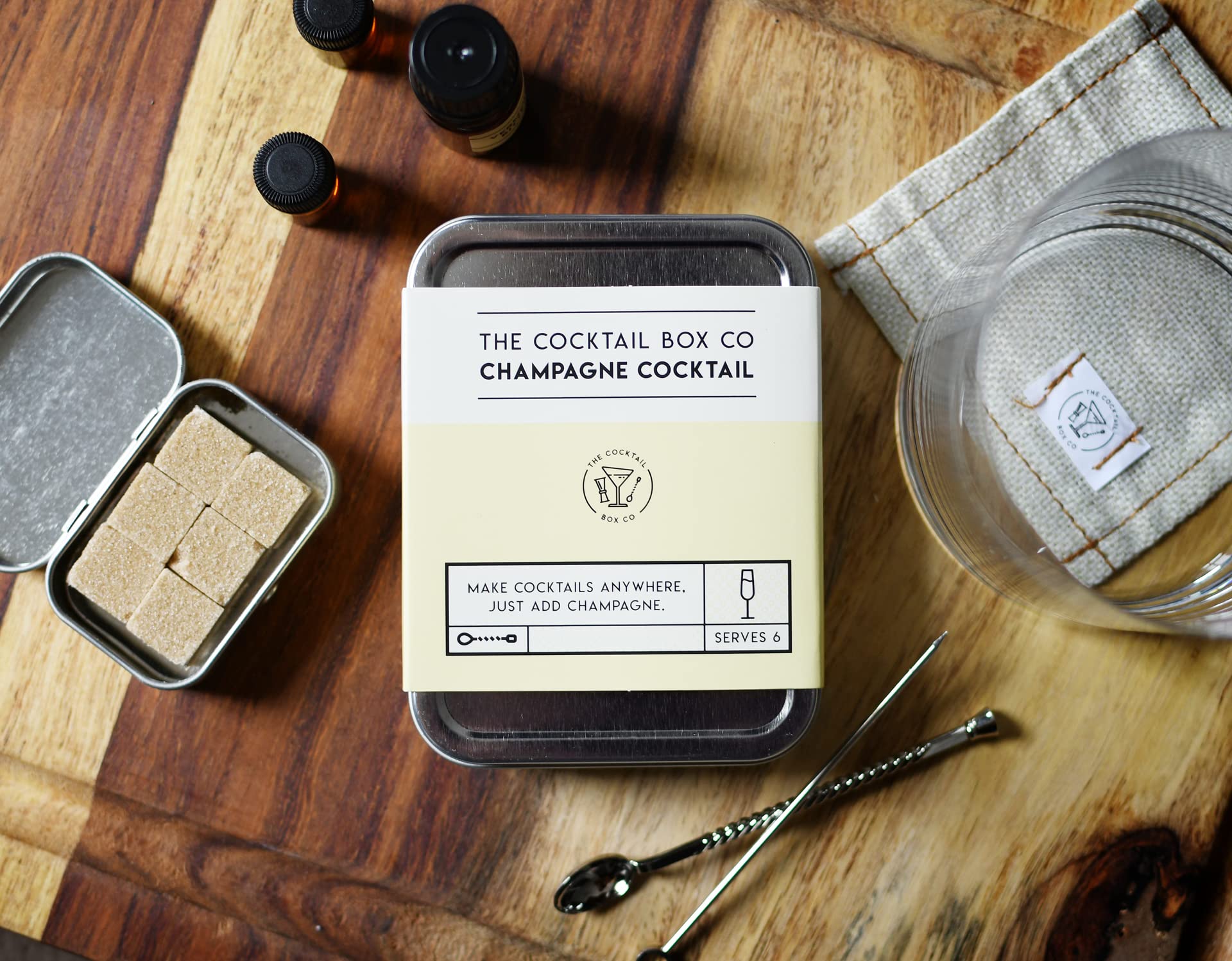 Premium Handcrafted Cocktail Travel Kit - 6 Mixology Sets for Craft Cocktails | Perfect for Home Bars, Parties & Outdoor Adventures