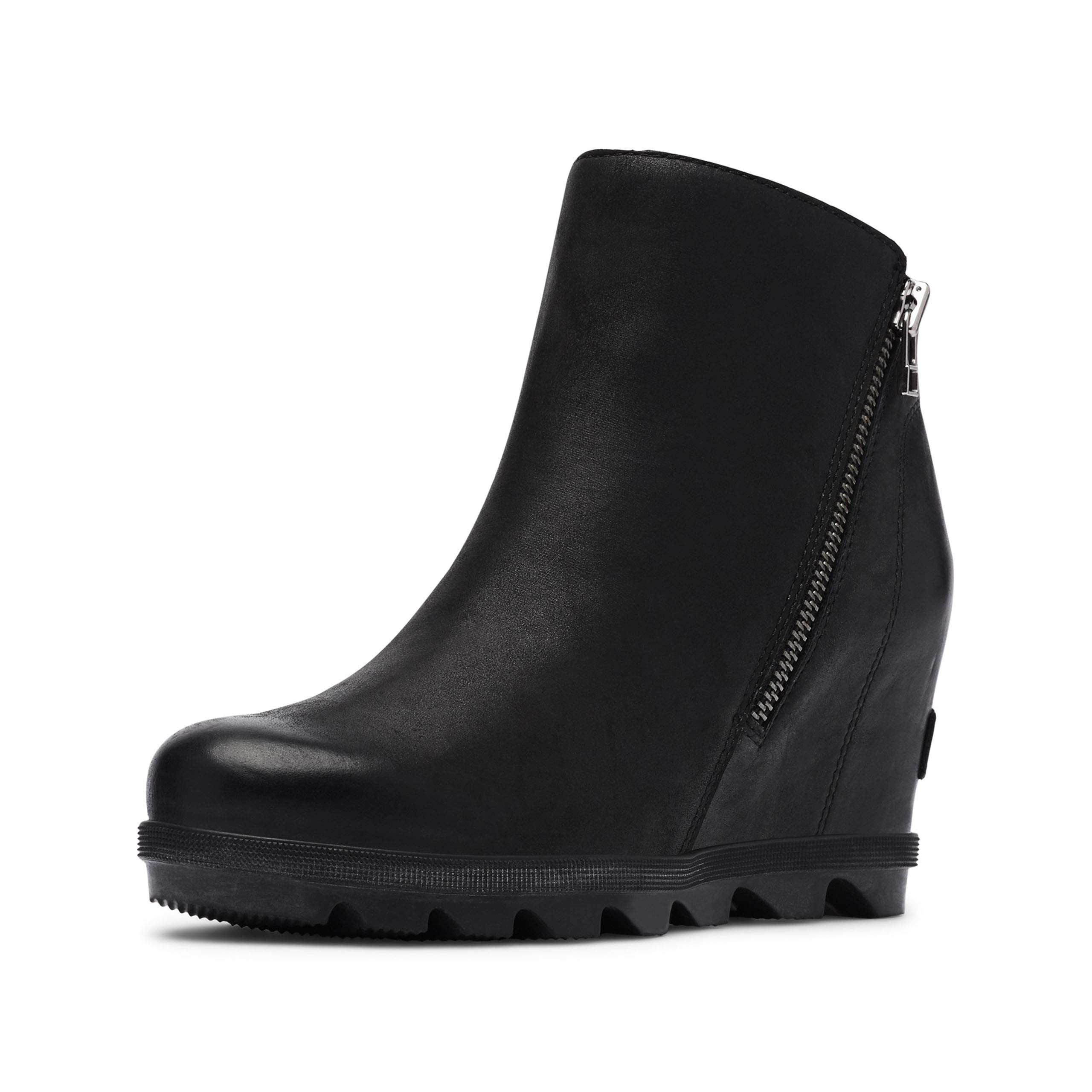 Sorel Women's Joan of Arctic Wedge II Waterproof Winter Boots with Zipper - Stylish & Warm Snow Boots for Hiking, Walking in Cold Weather