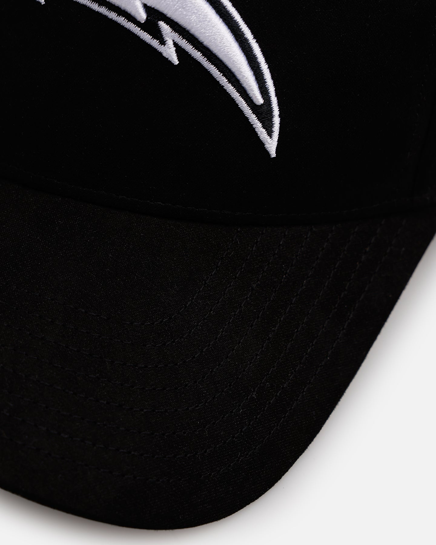 Los Angeles Chargers 'Ultrasuede' 47 MVP Strapback Hat - Black & White Adjustable Snapback for NFL Fans & Game Day Outfits