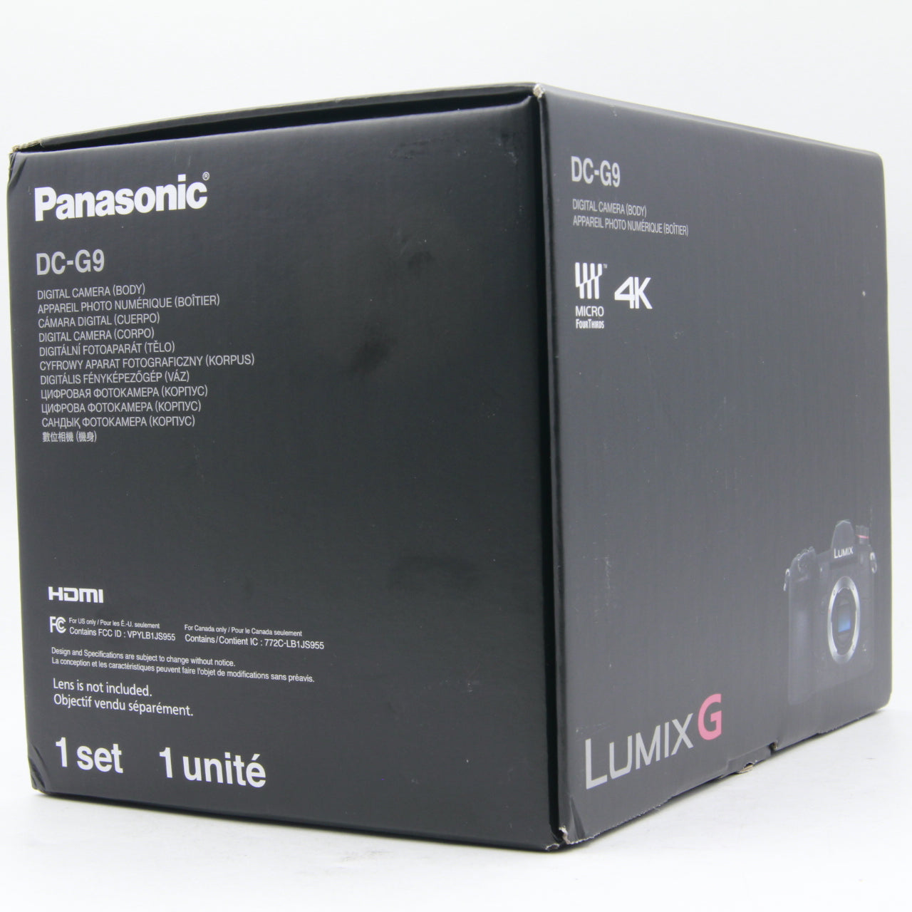 Open Box Excellent Condition Panasonic Lumix DC G9 Mirrorless Micro Four Thirds Digital Camera (Body Only) - Perfect for Travel Photography, Vlogging & Professional Shooting