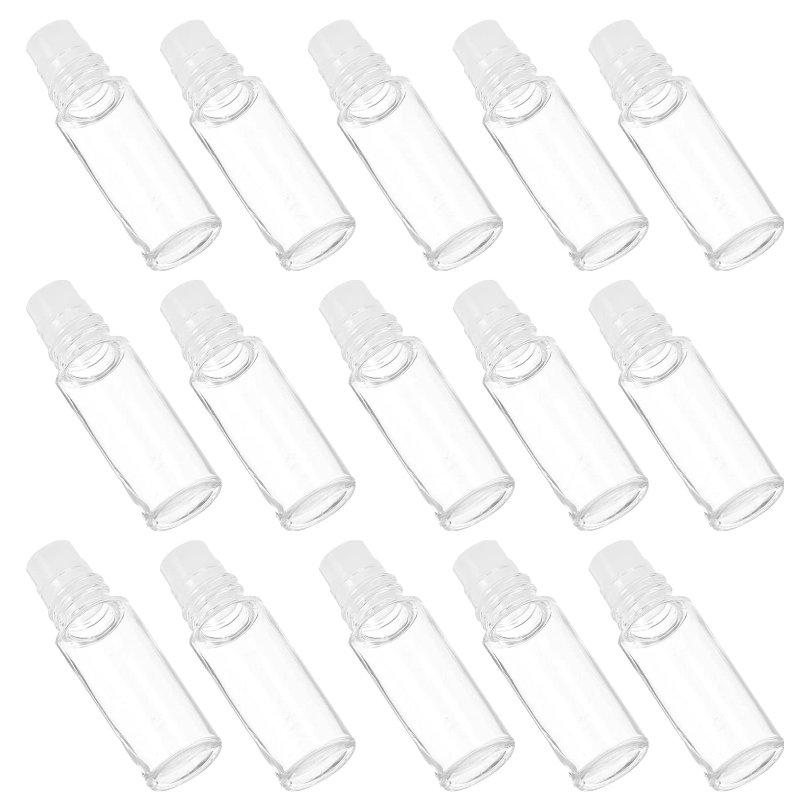 20pcs Mini Clear 3ml Empty Plastic Powder Containers with Sifter - Refillable Cosmetic Jars for Loose Face Powder, Shampoo, Conditioner & Lotion | Perfect for Travel, Makeup Kit & DIY Beauty Products
