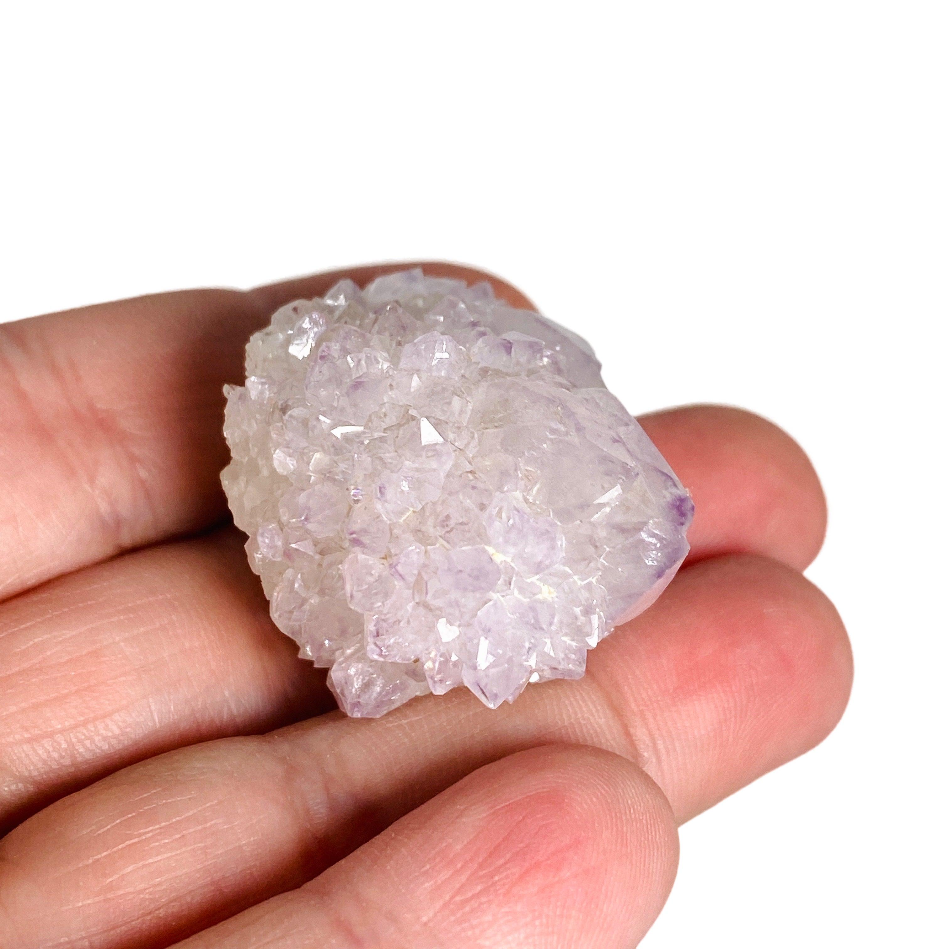 Small Spirit Quartz Cluster SPQC - Natural Healing Crystal for Meditation, Reiki & Energy Work - Perfect for Home Decor, Office Desk & Spiritual Practices