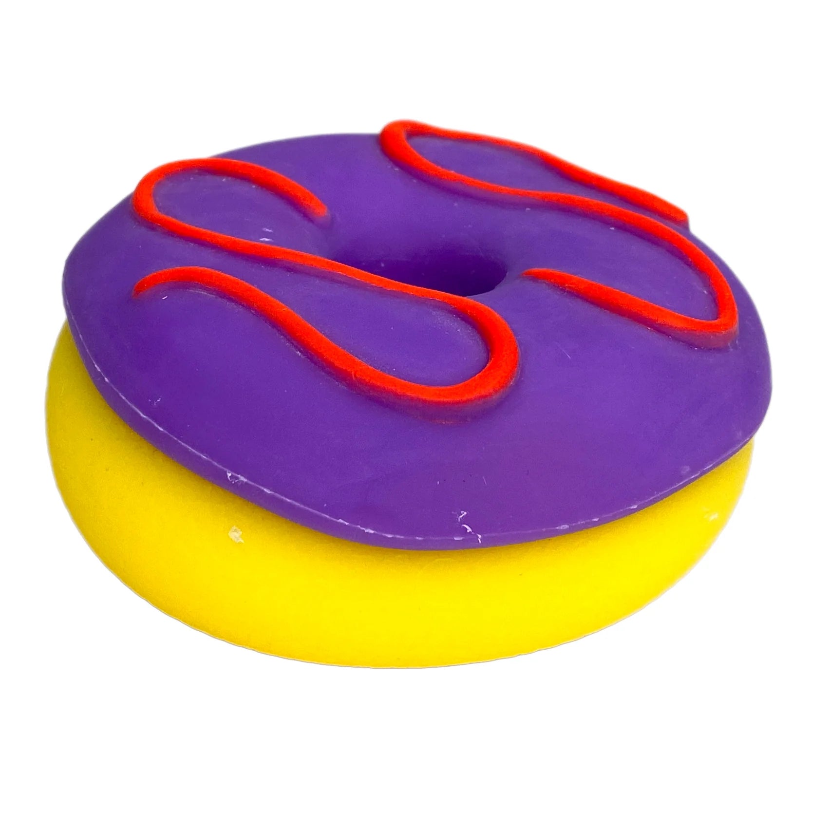 Yellow with Purple Frosting and Swirl - FINAL SALE