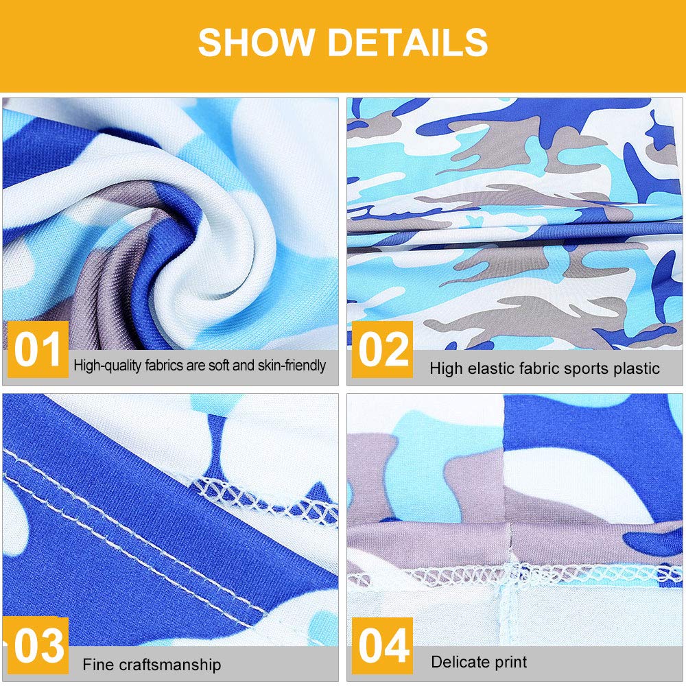 6-Pack UV Protection Face Mask & Neck Gaiter - Breathable, Windproof, Dustproof Sun Shield for Outdoor Activities, Cycling, Hiking, Running & Travel