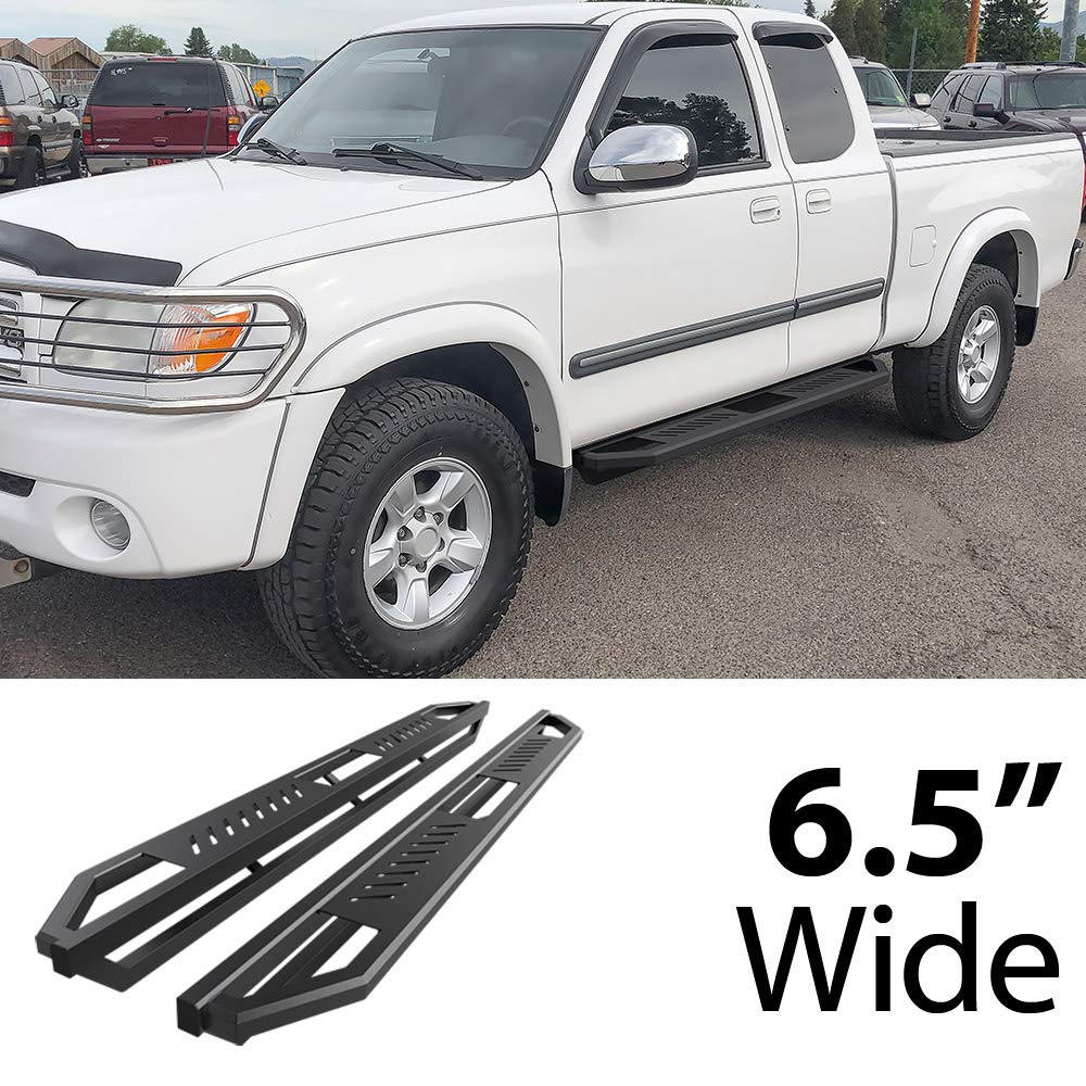 2000-2006 Toyota Tundra Access Cab HD Ridez Hybrid Rocker Steps - Steel Armor Nerf Bars | Durable Side Steps for Off-Roading & Daily Use