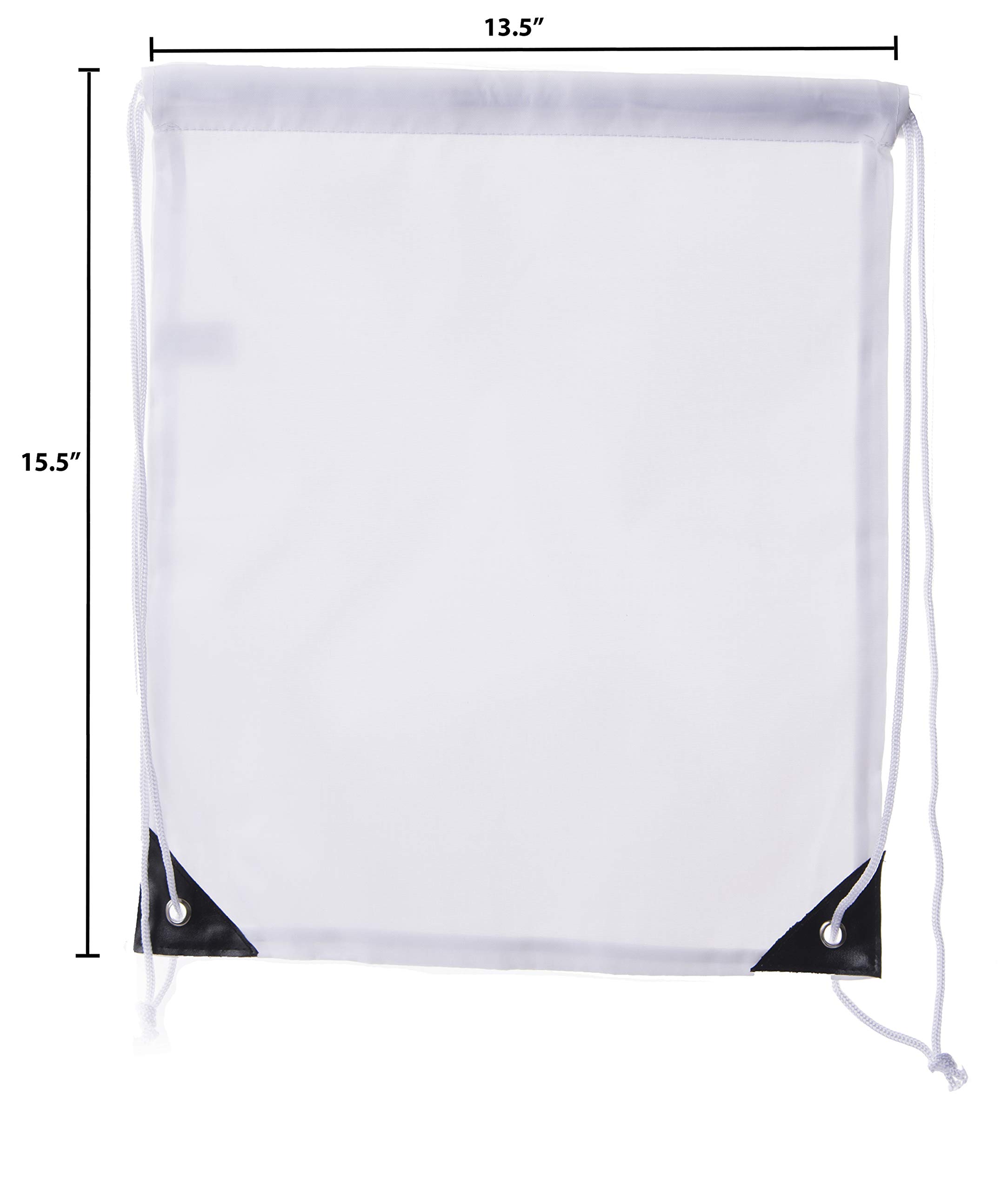 Mato & Hash Drawstring Bulk Bags - 15 Color Options (1PK to 100PK) | Durable Cinch Sacks & Backpack Pull String Bags for Storage, Travel, Gym & Beach | Bulk Wholesale Packaging Solution