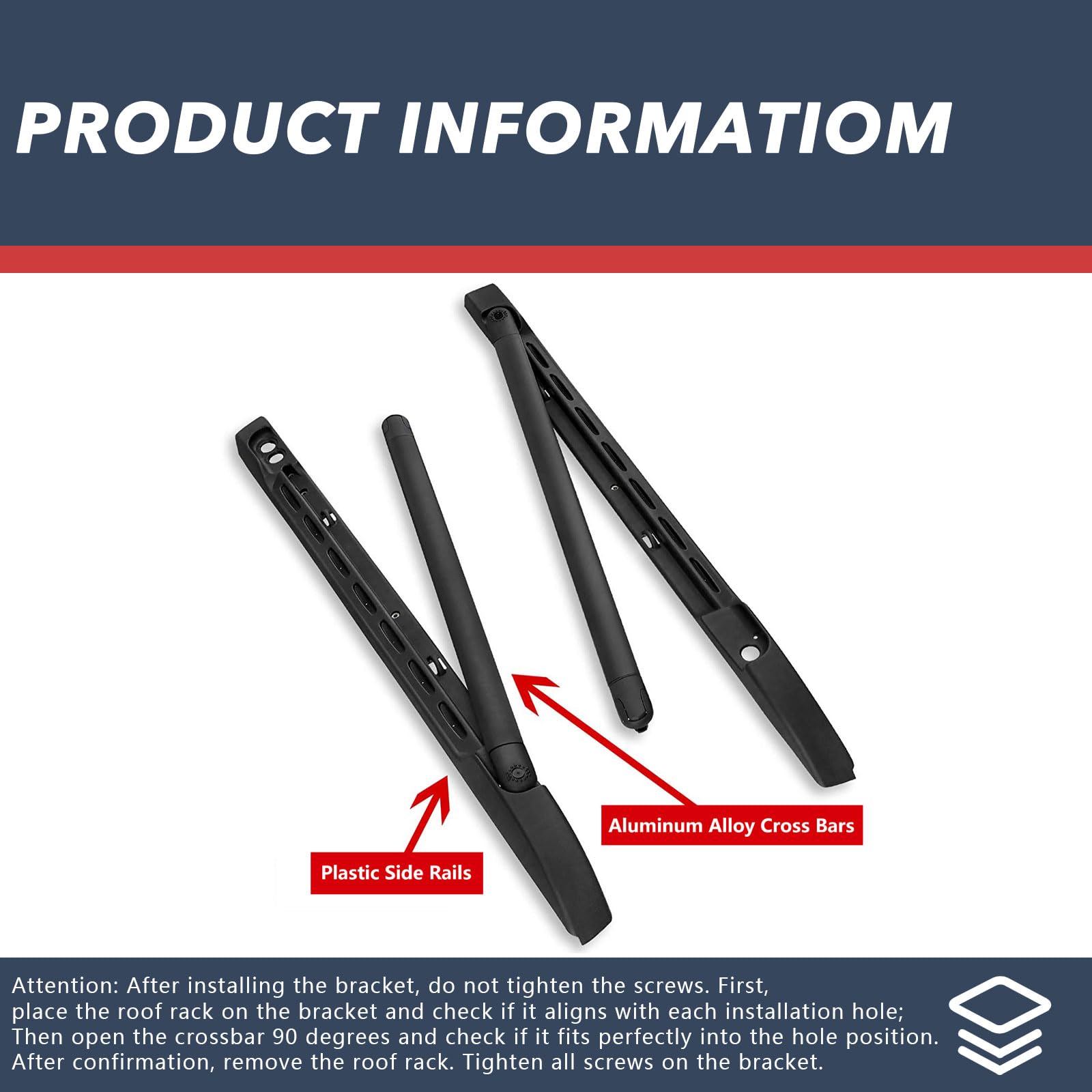 Aluminum Roof Rack Cross Bars for 2005-2023 Toyota Tacoma Double Cab - Heavy Duty Cargo Carrier for Kayak, Canoe, Bike, Snowboard, Luggage - Perfect for Camping, Road Trips & Outdoor Adventures (Not for Access Cab)