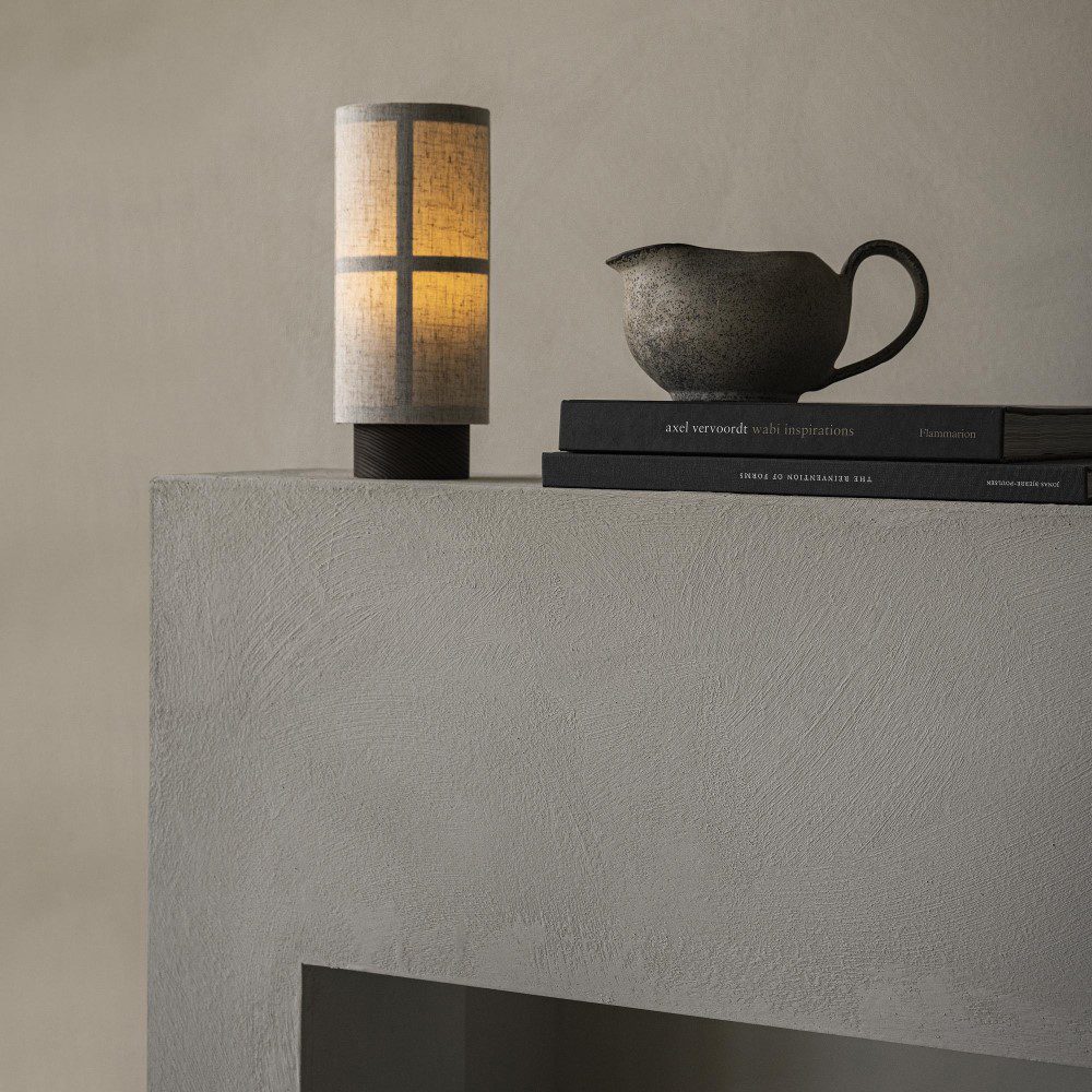 AUDO CPH Hashira Portable Table Lamp - Modern Raw Wood Design for Bedroom, Living Room & Office Lighting