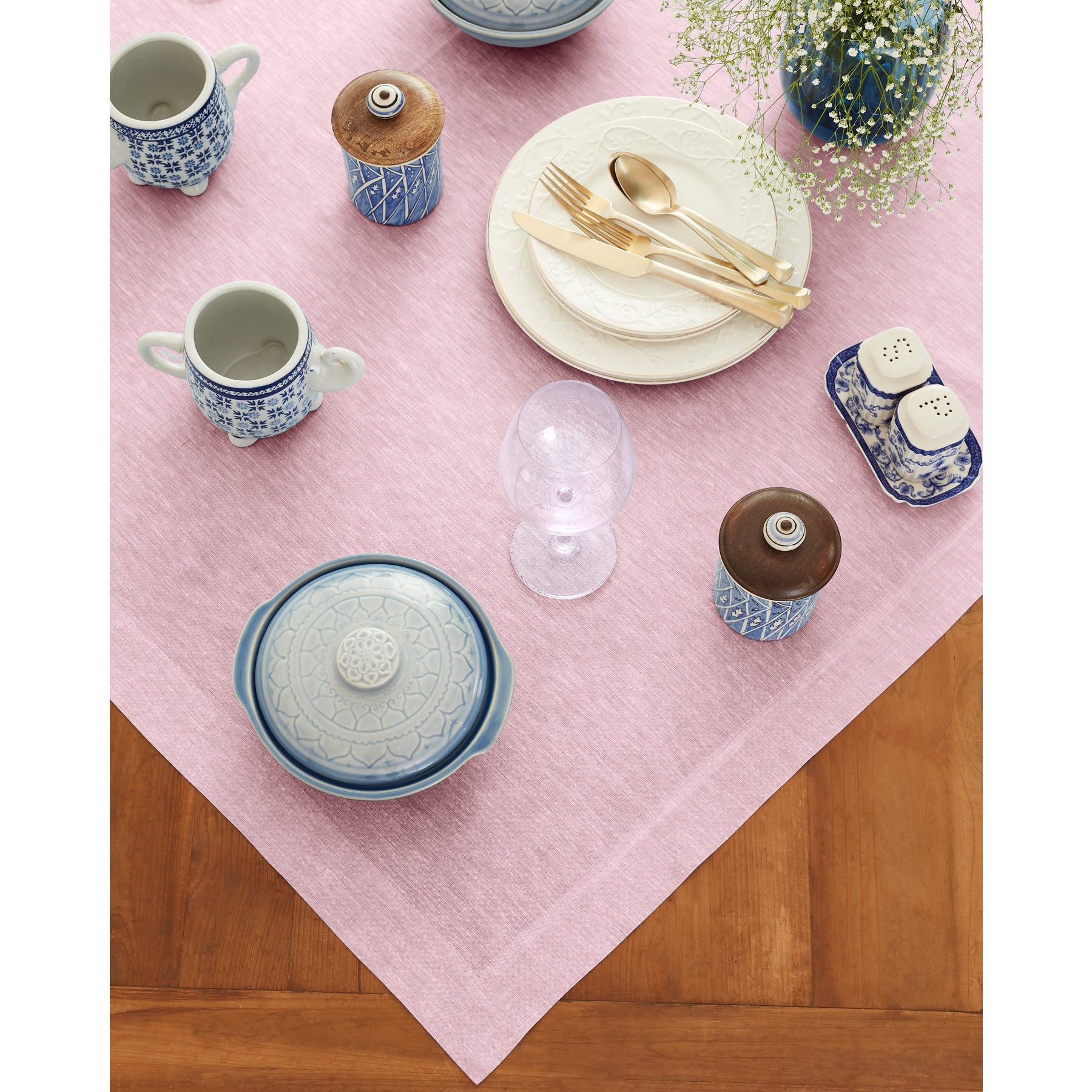 Athena Decorative Table Throw - Soft & Stylish Table Cover for Dining, Living Room, and Outdoor Use - Perfect for Parties, Weddings, and Home Decor