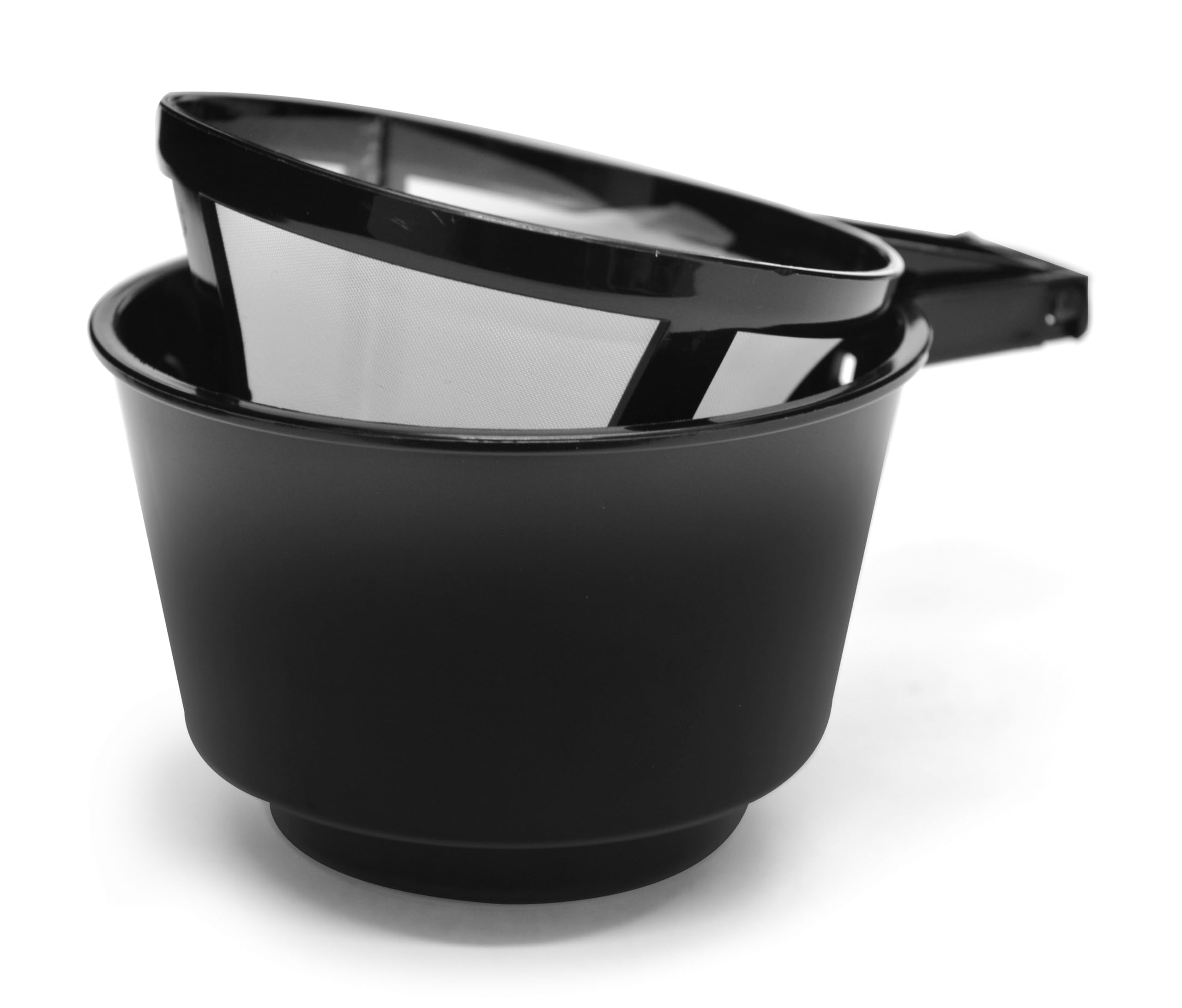 Starfrit Black Single Serve Coffee Maker with Stainless Steel Travel Mug - Perfect for Home, Office, and Travel Use
