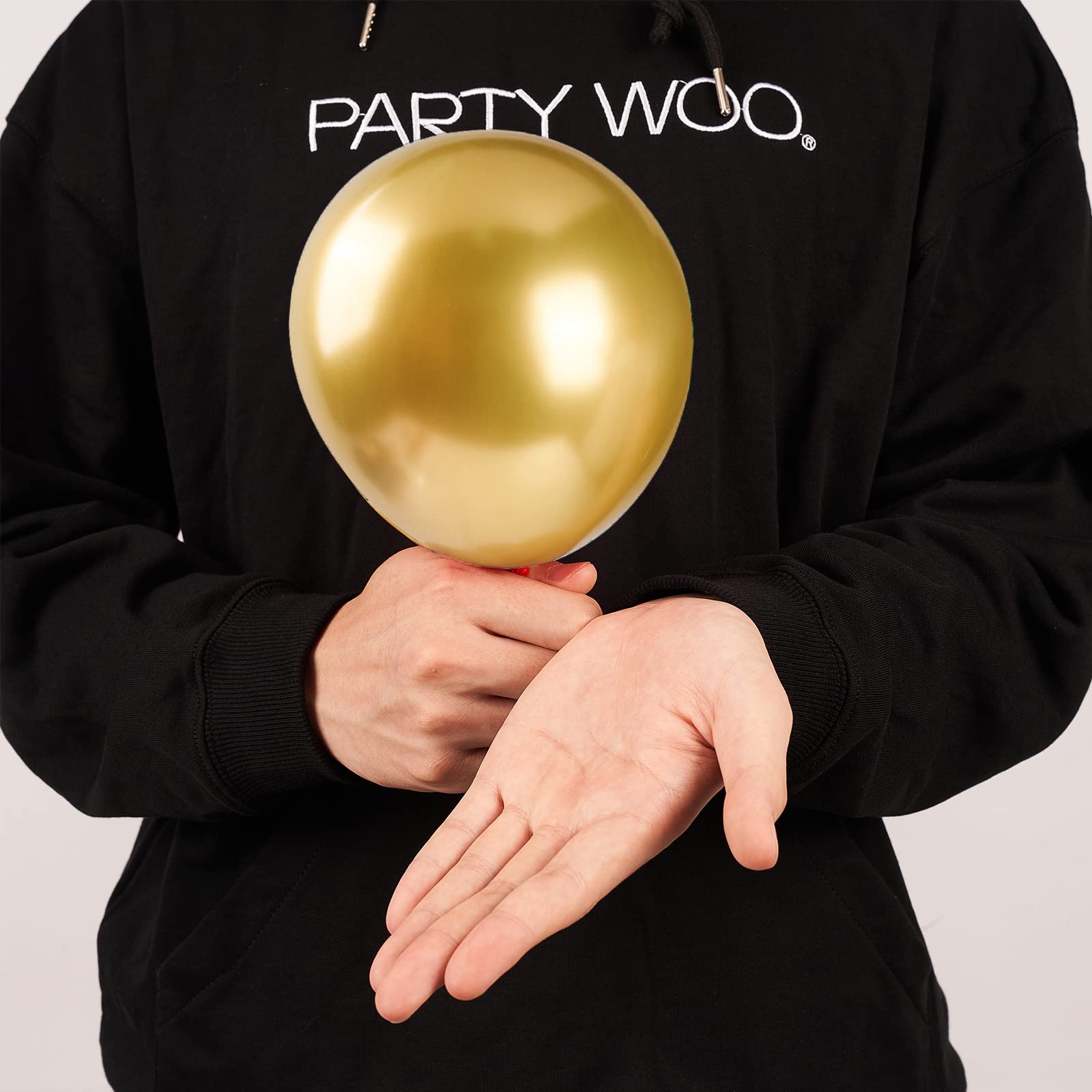 120 Pcs 5 Inch Metallic Gold Balloons for Party Decorations - Perfect for Balloon Garlands, Arches, Birthday Parties & Baby Showers (Gold-G101) | Elegant Event & Home Decor