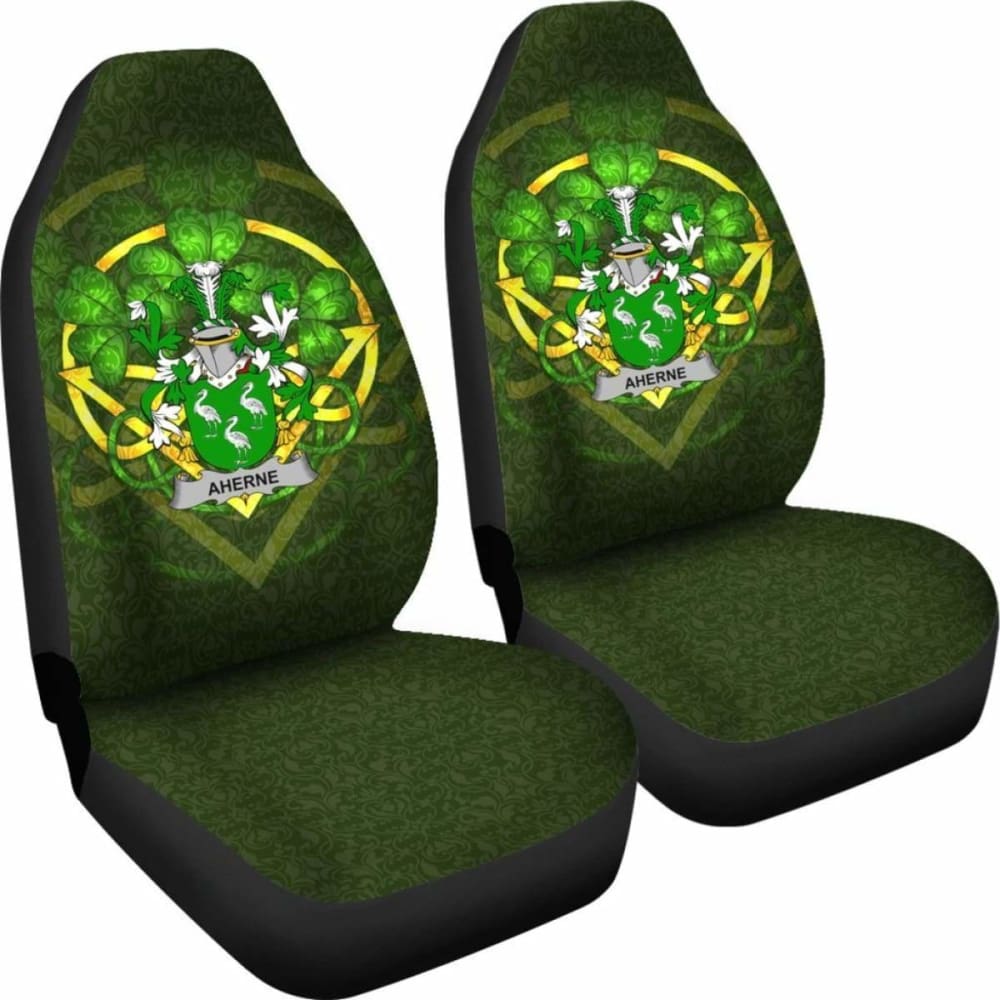 Celtic Shamrock Car Seat Covers Set of 2 - Premium Irish Design for Auto Protection | Perfect for St. Patrick's Day Decor & Irish-Themed Gifts
