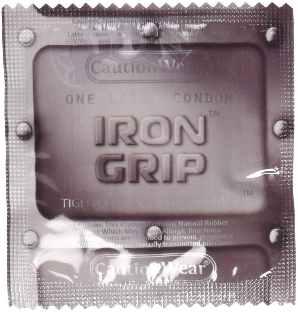 Iron Grip Lubricated Latex Condoms - 24 Pack | Ultra Thin & Strong Protection for Safe Intimacy | Perfect for Couples, Travel & Discreet Protection